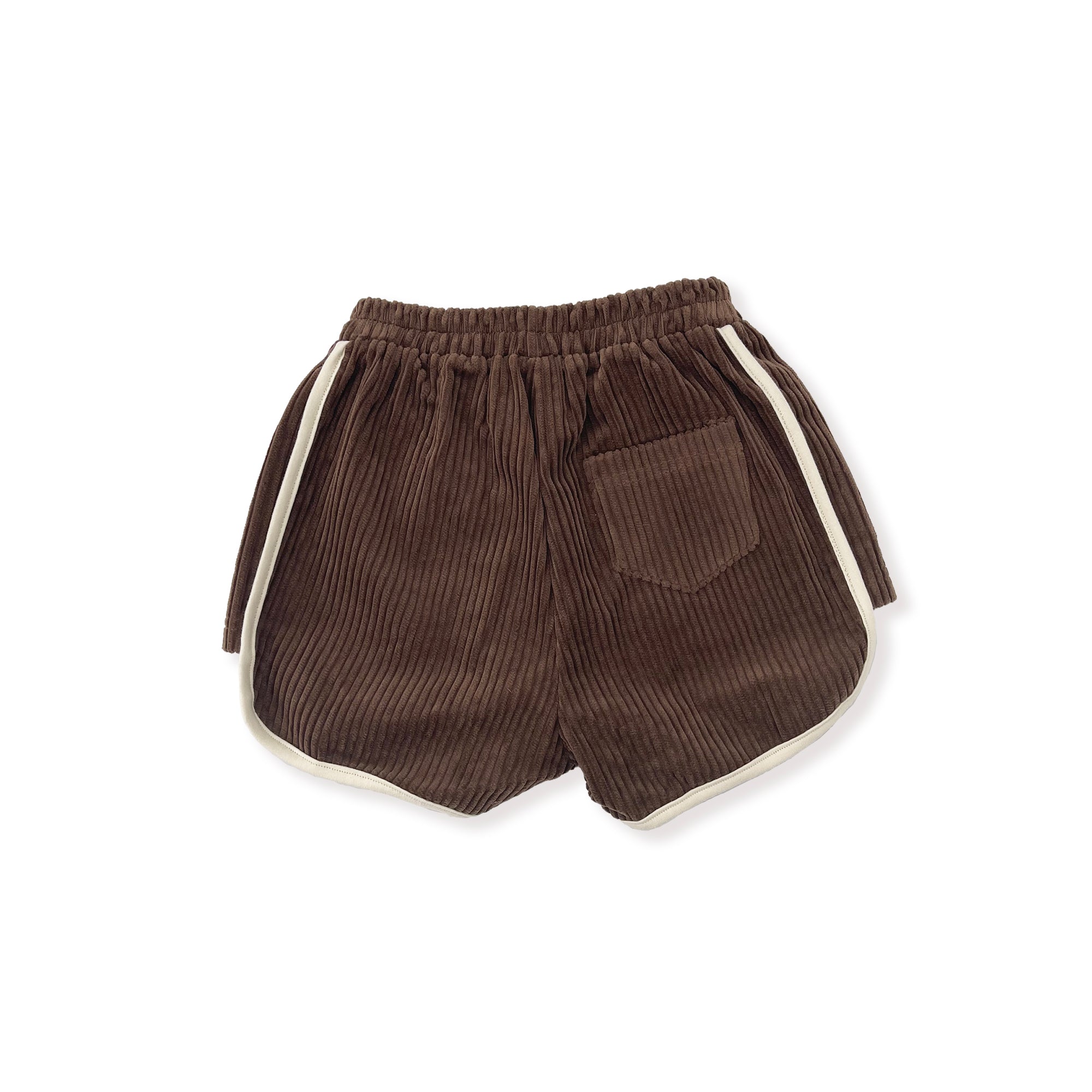 Girls Brown Corduroy Shorts
