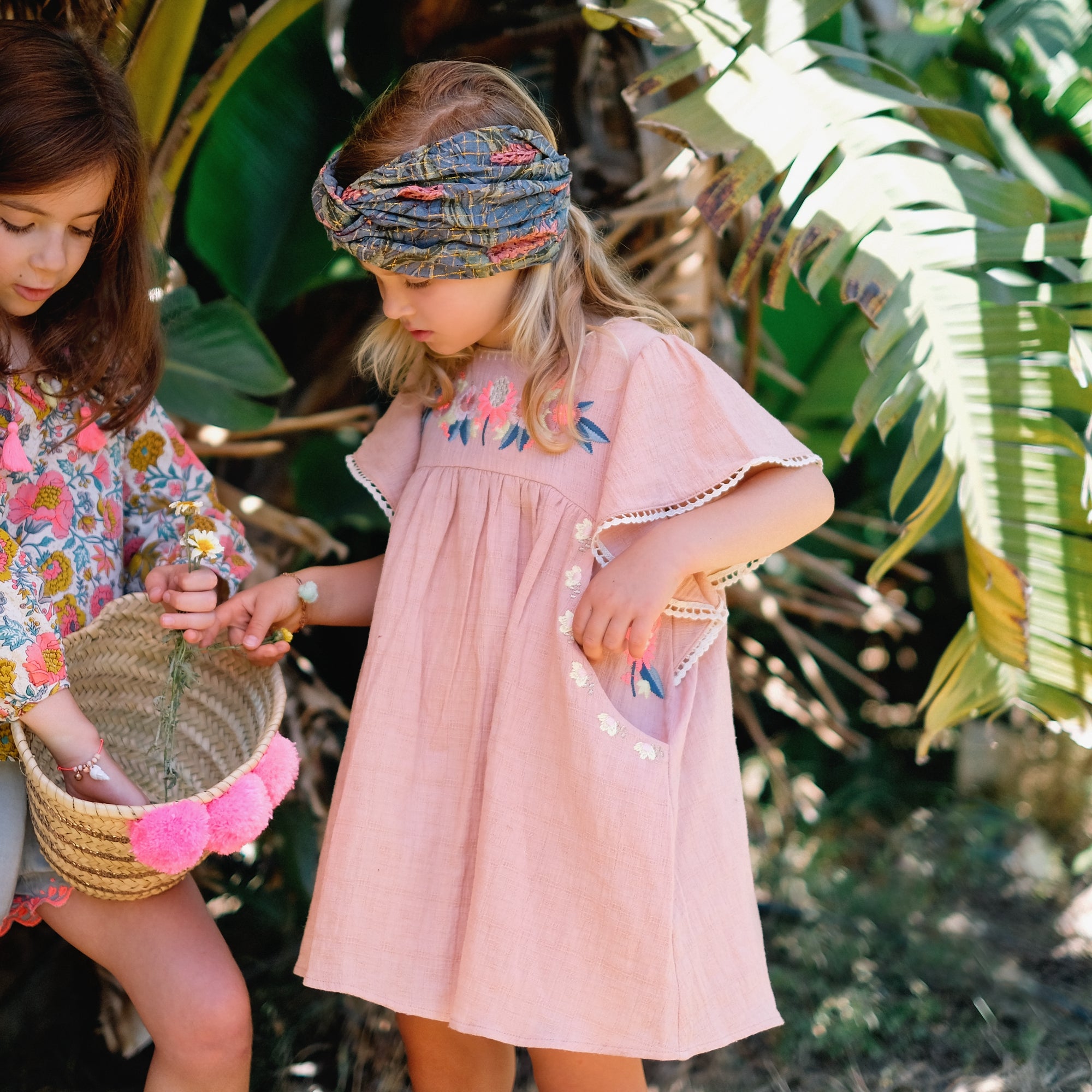 Girls Rusty Cotton Dress