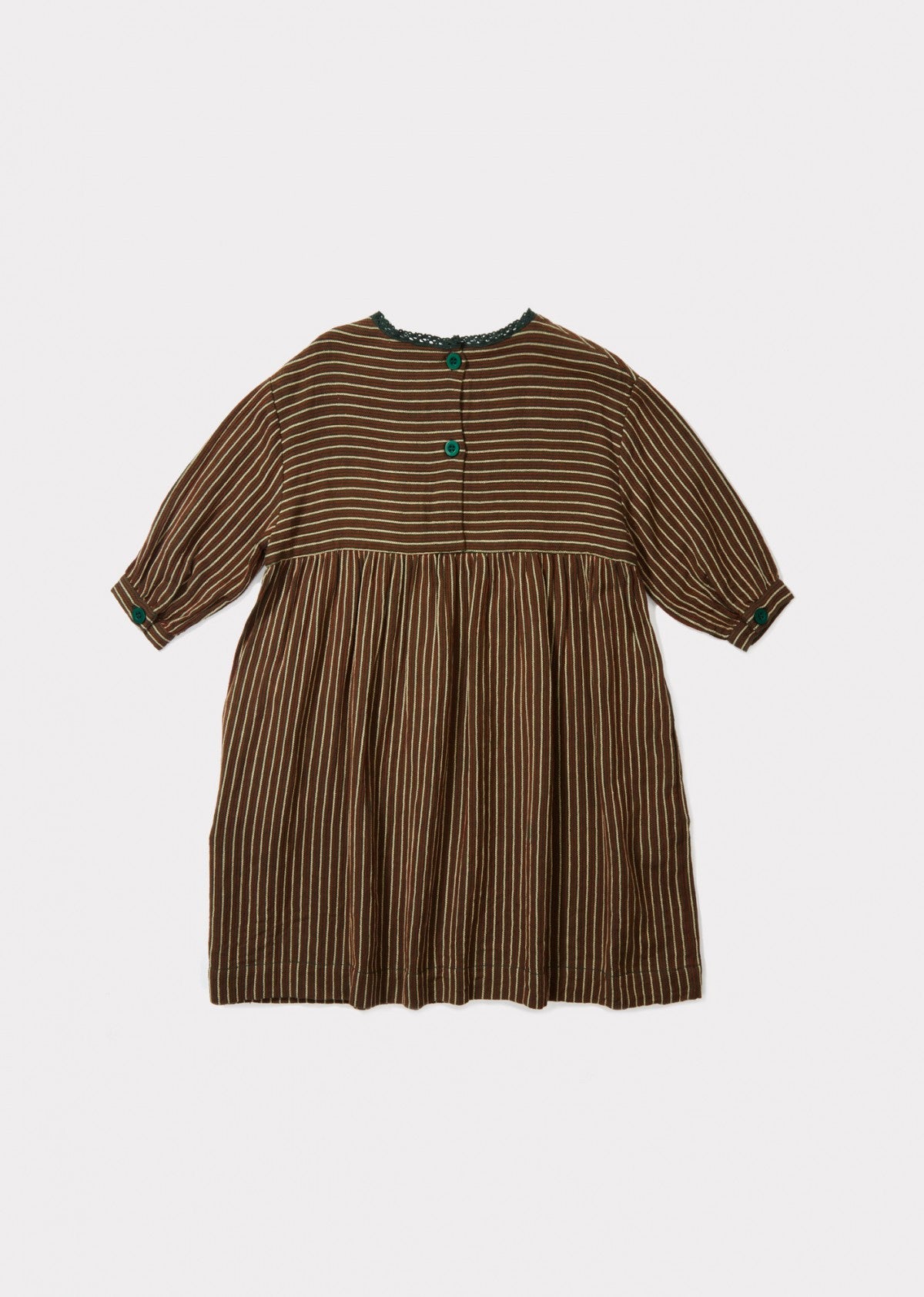 Girls Striped Woven Dress