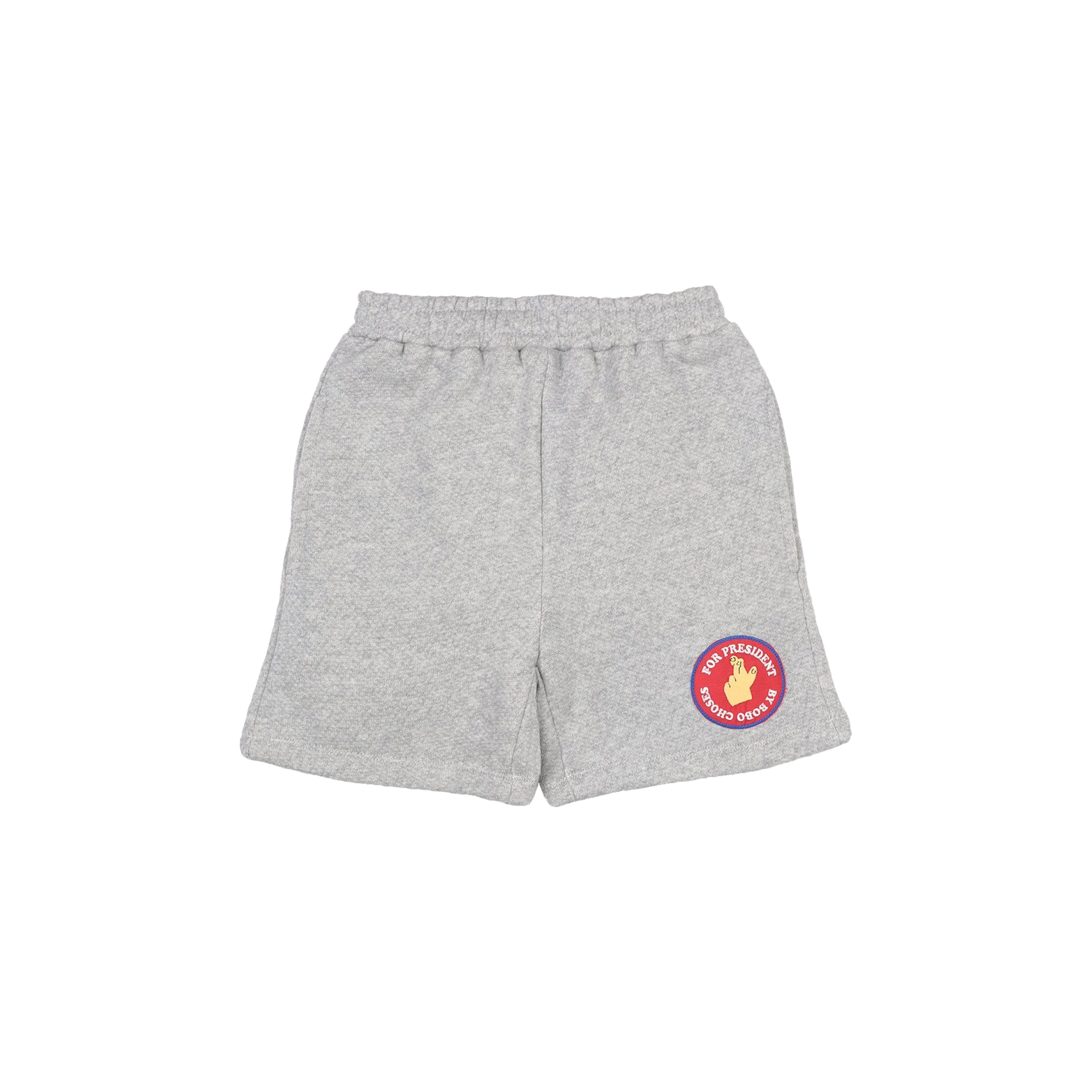 Girls Grey Fingers Cotton Shorts