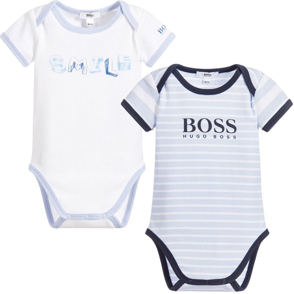 Baby White Sky Babysuit Two Piece Set
