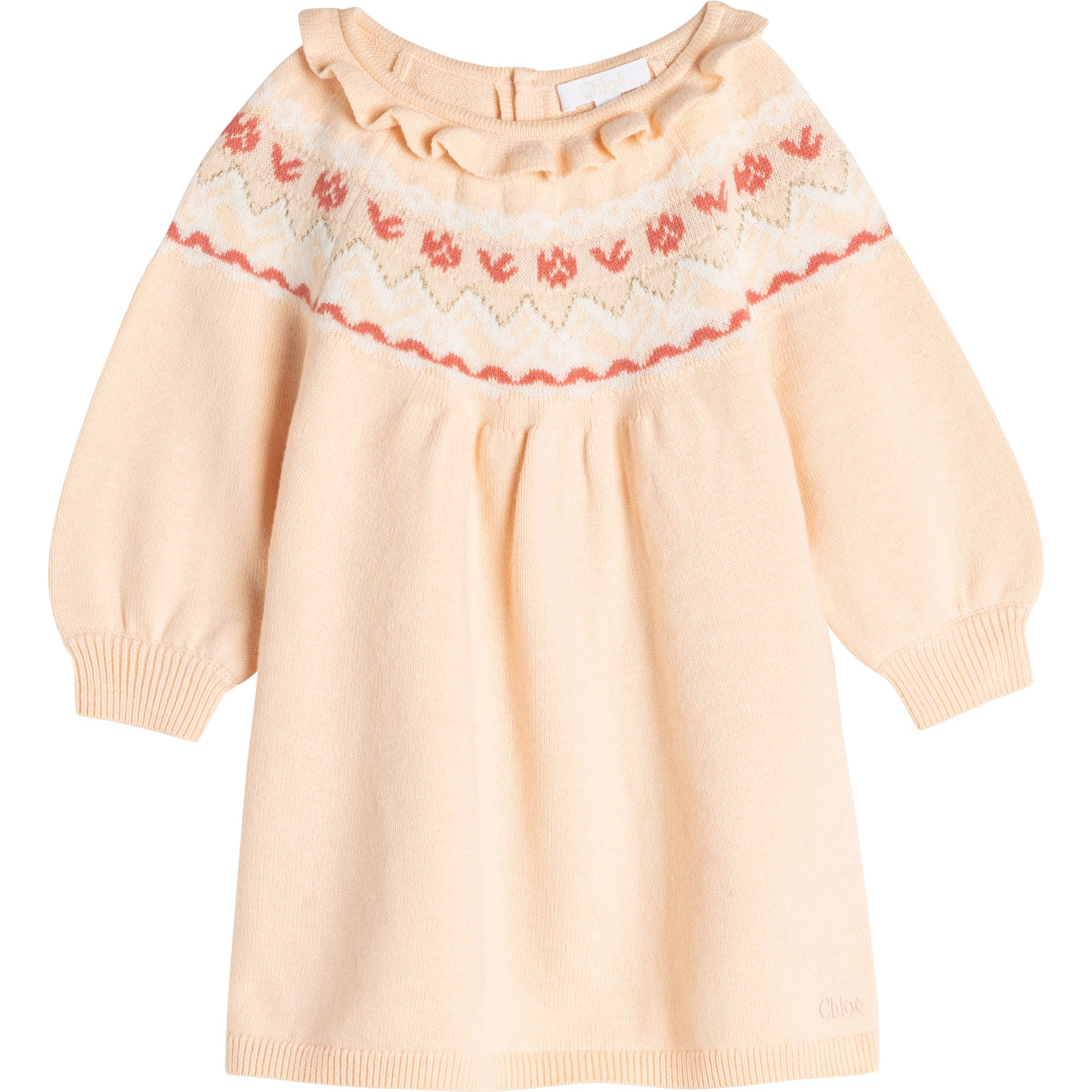 Baby Girls Pink Knit Dress
