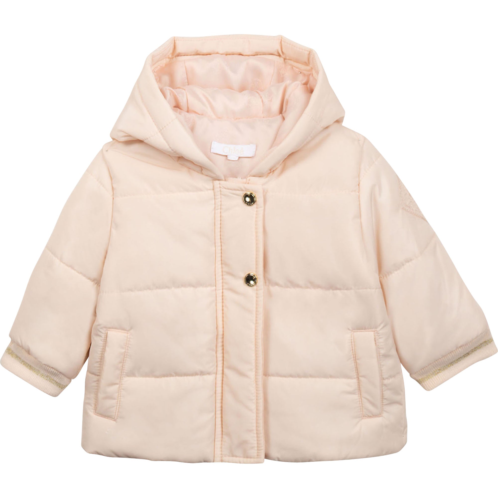 Baby Girls Pink Hooded Coat