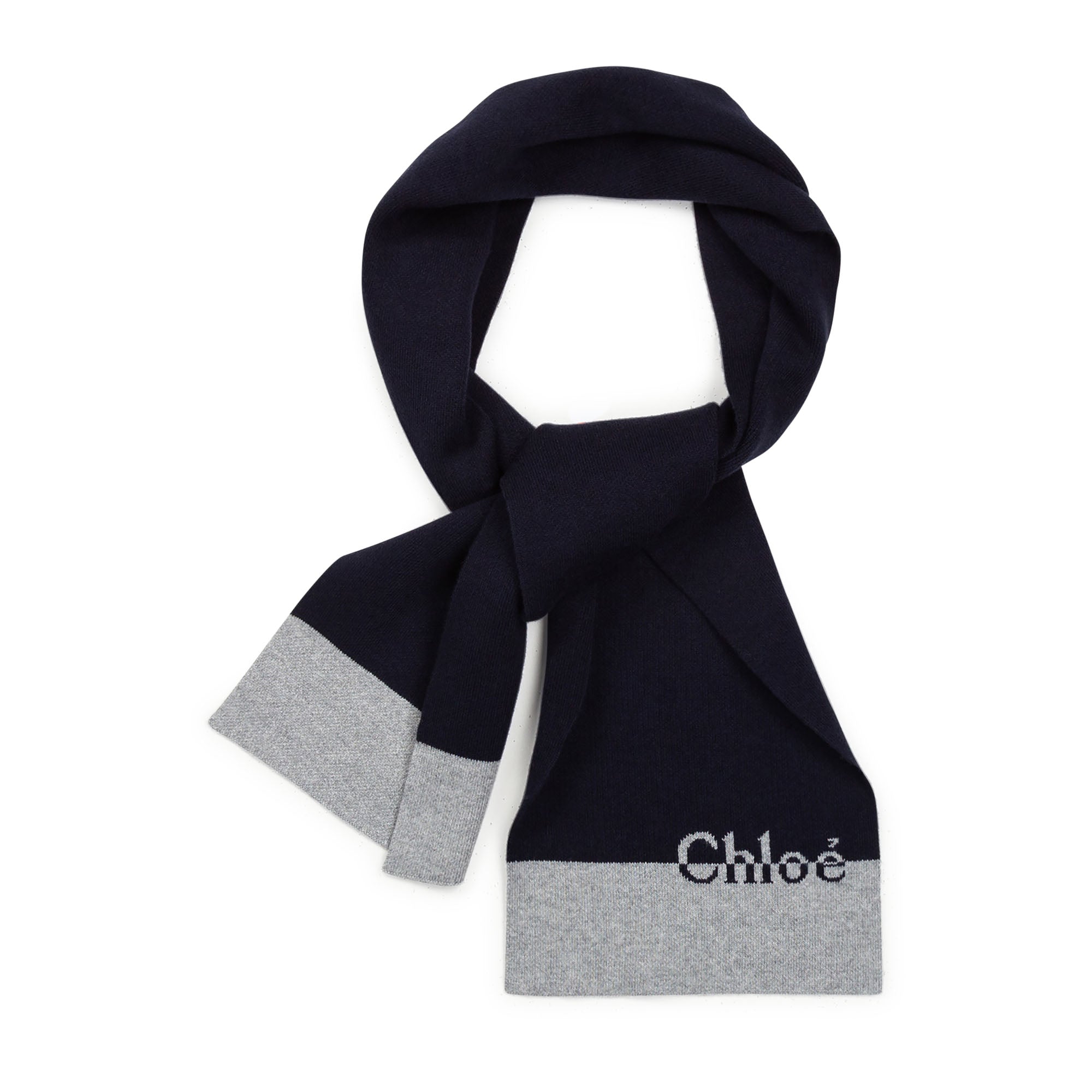 Girls Navy Scarf