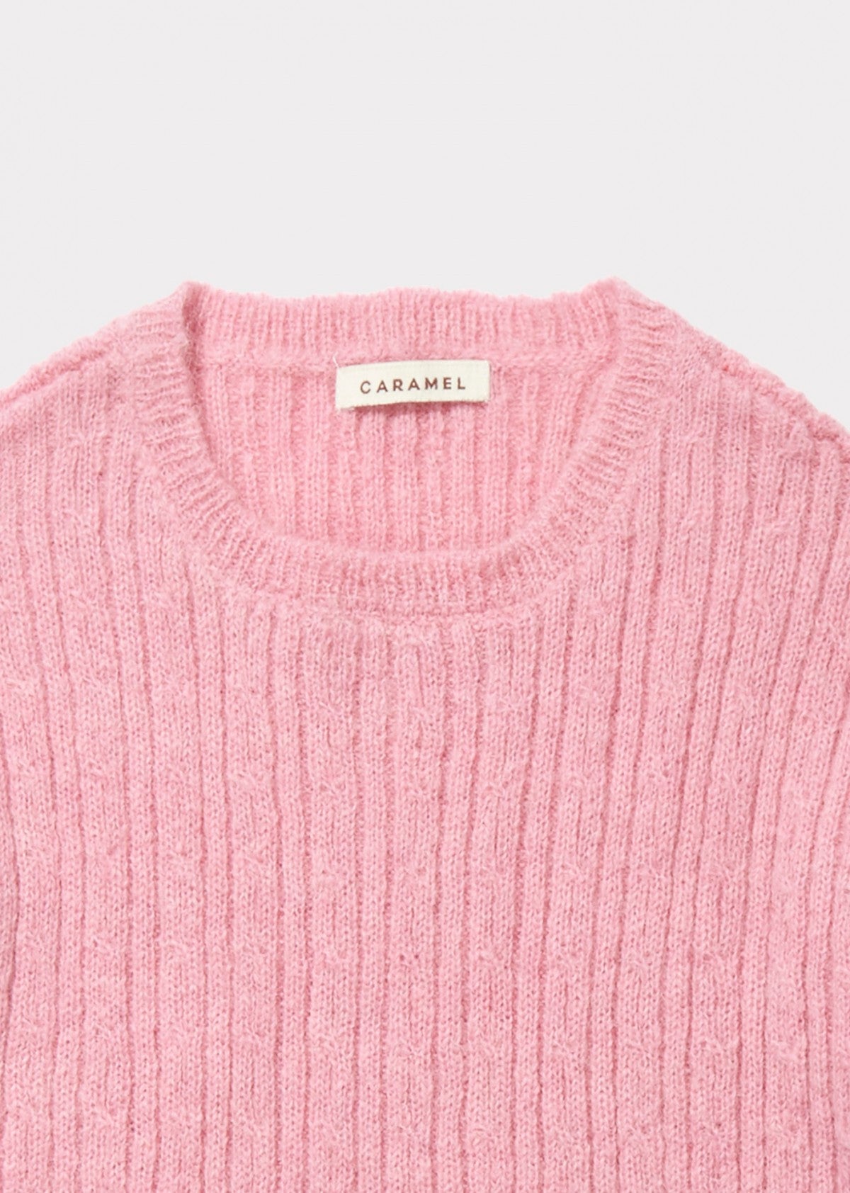 Girls Pink Knitted Sweater