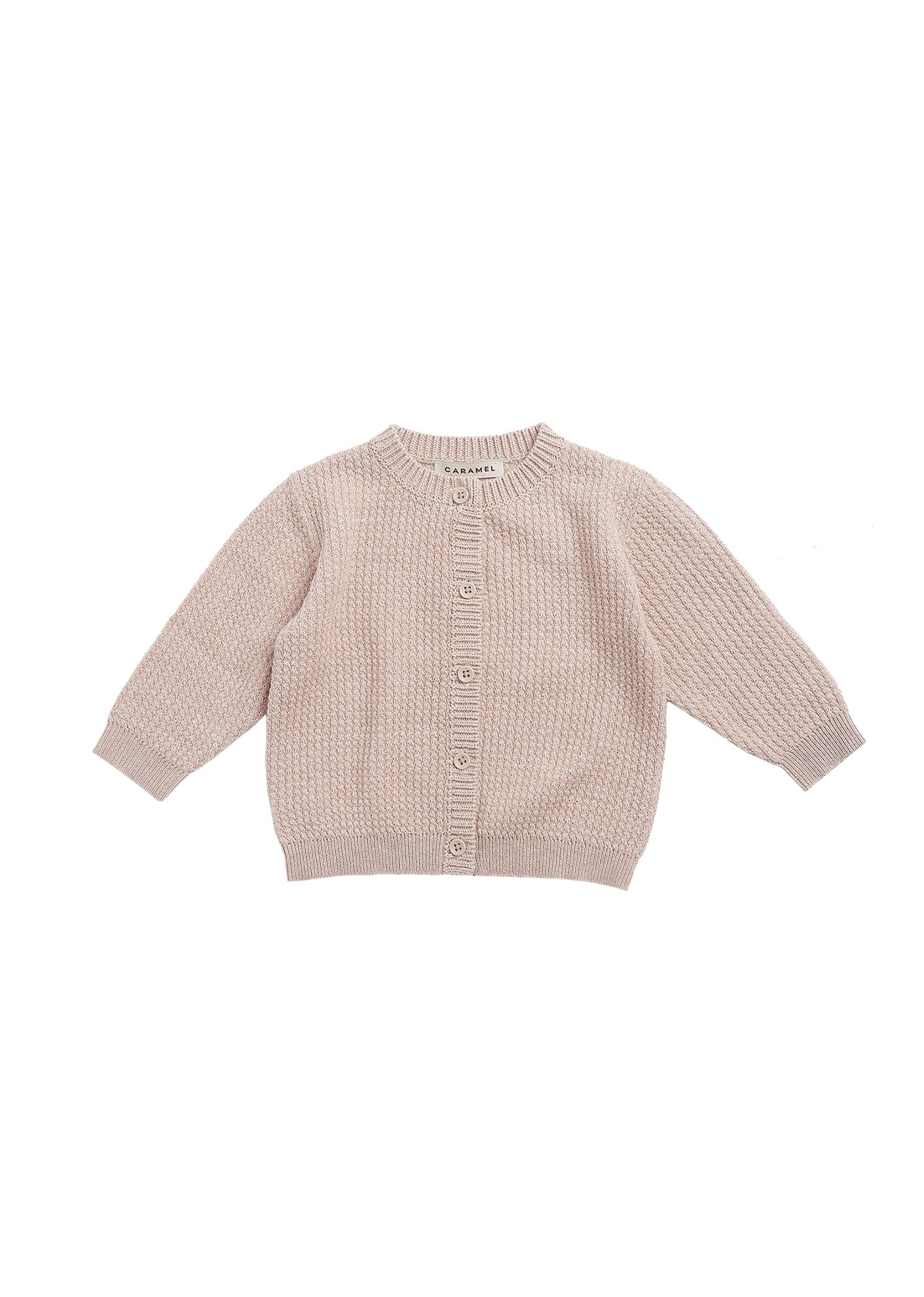 Baby Girls Camel Cotton Cardigan