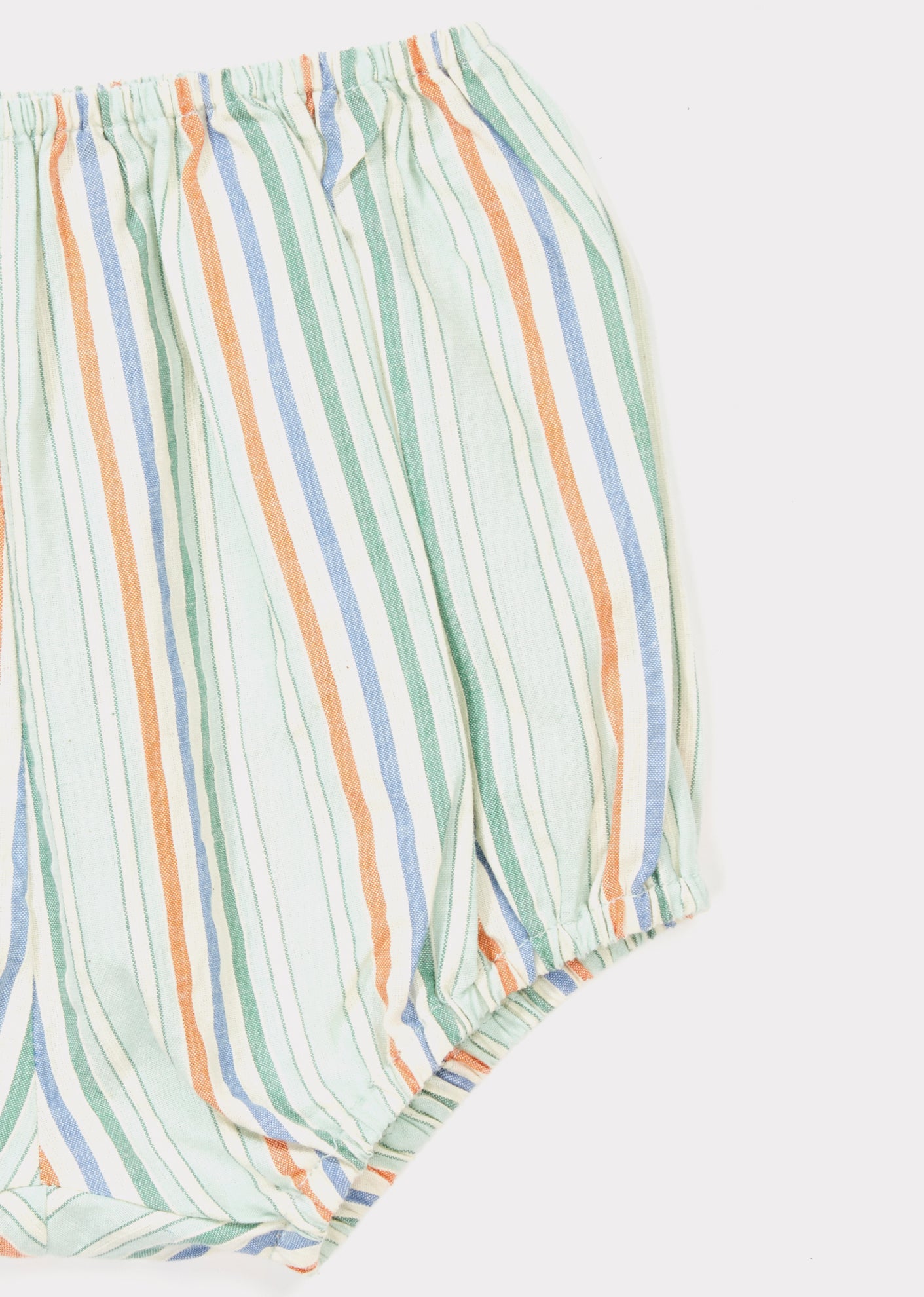 Baby Multi Stripe Cotton Woven Bloomer