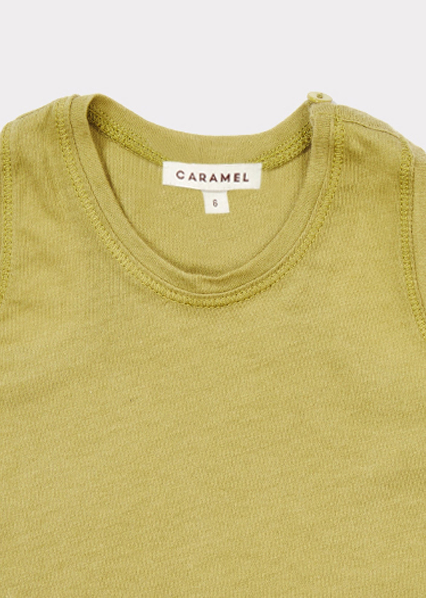 Baby Yellow Cotton Jersey Vest