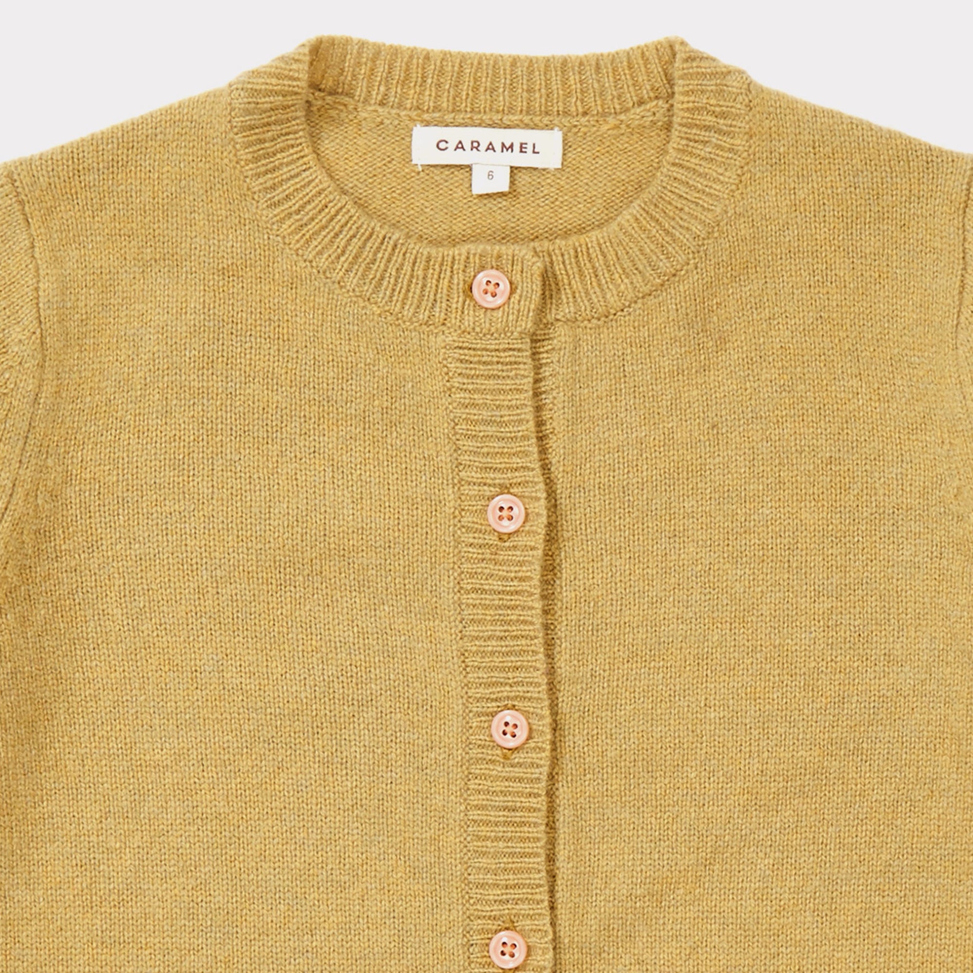 Girls Sand Merino Cardigan