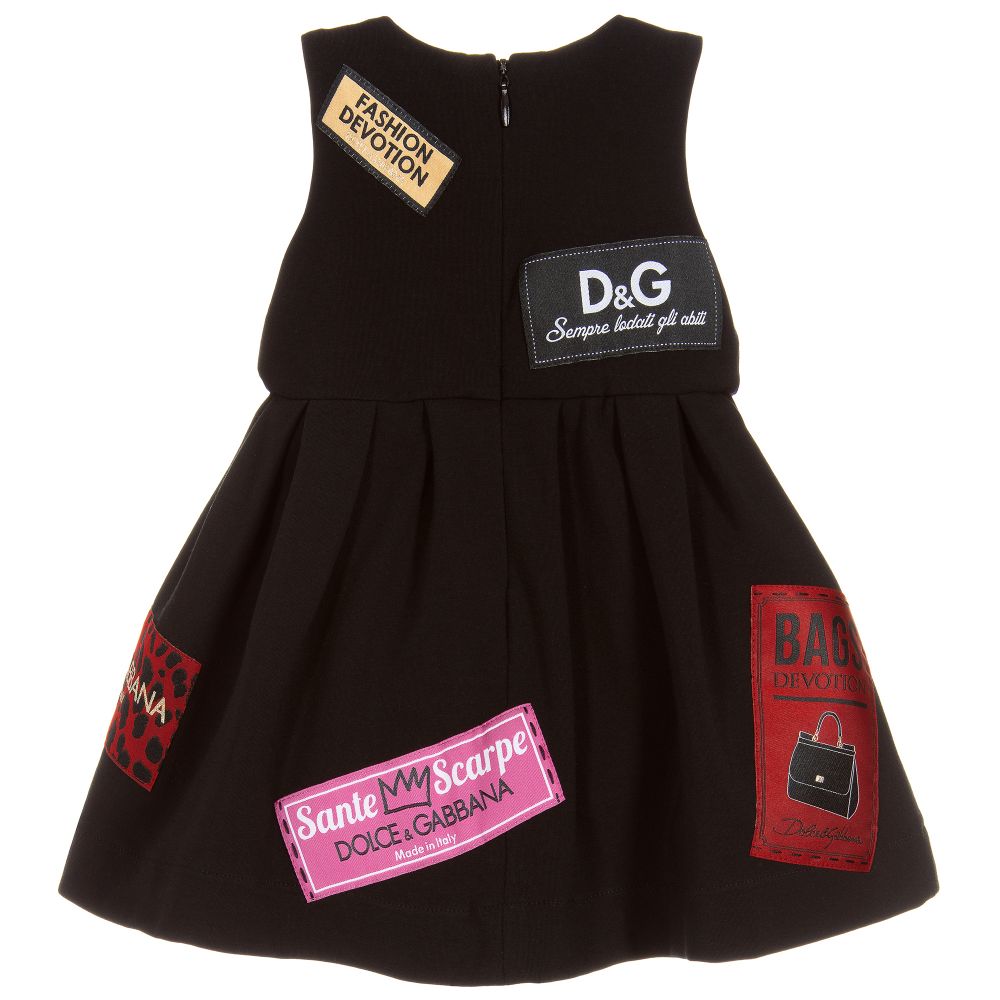 Baby Girls Black Dress