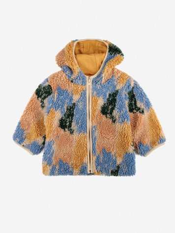 Baby Boys & Girls Brown Hooded Jacket