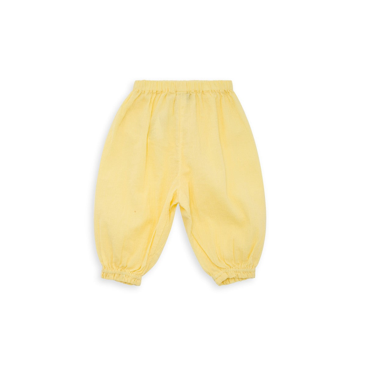 Baby Girls Jaune Shake Cotton Trousers