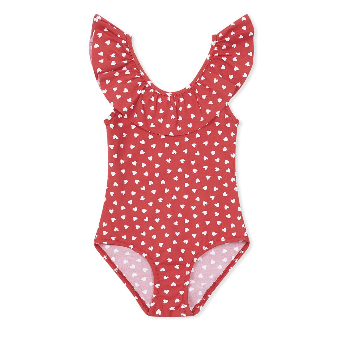 Girls Red Swimsuit