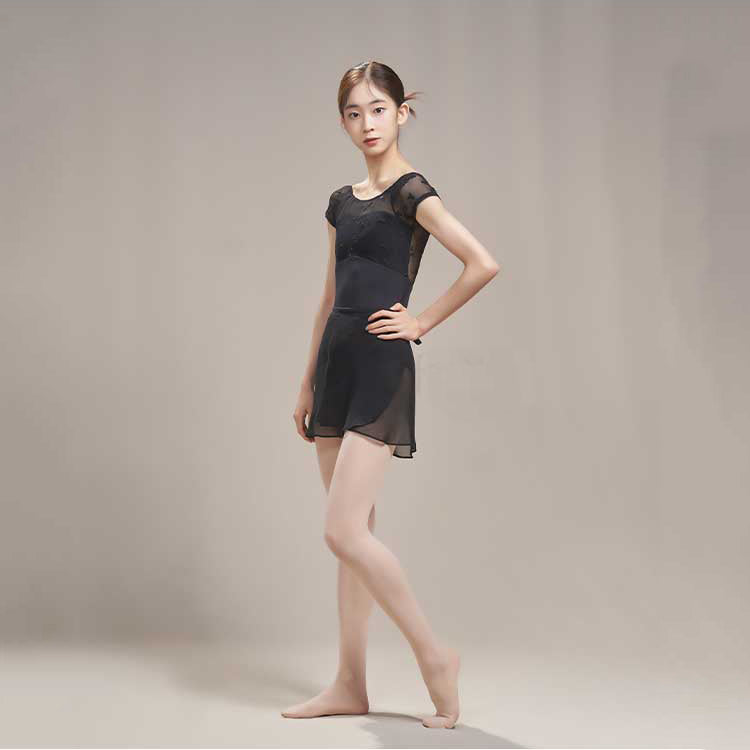 Girls Black Ballet Onesies