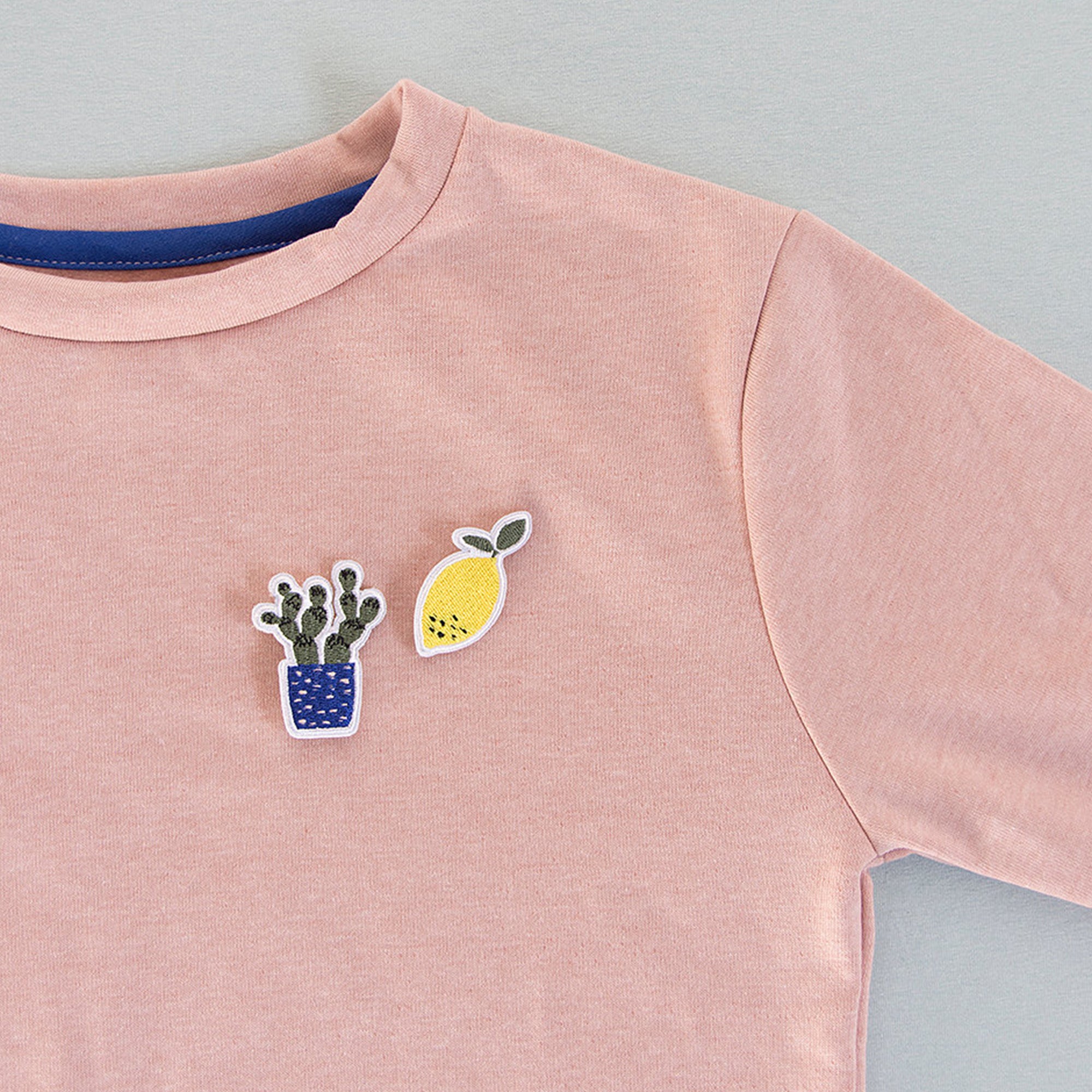 Sticky lemon Embroidered pins Citron