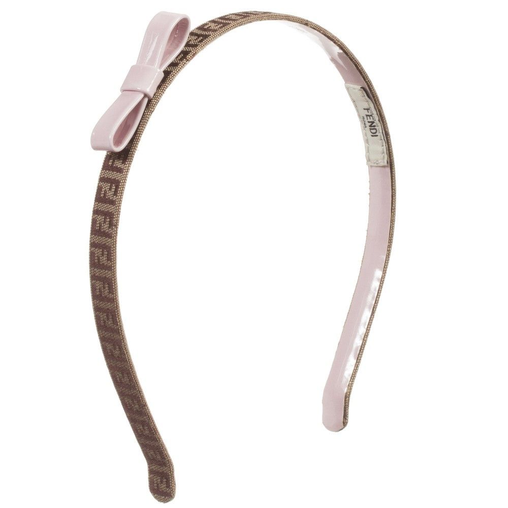Girls Pink Bow Trims Hairband - CÉMAROSE | Children's Fashion Store - 1