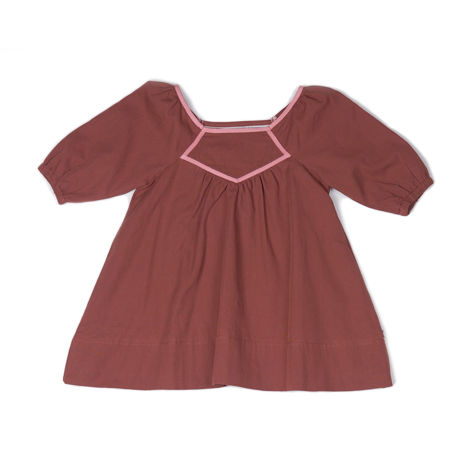 Baby Girls Brown Cotton Boho Dress - CÉMAROSE | Children's Fashion Store