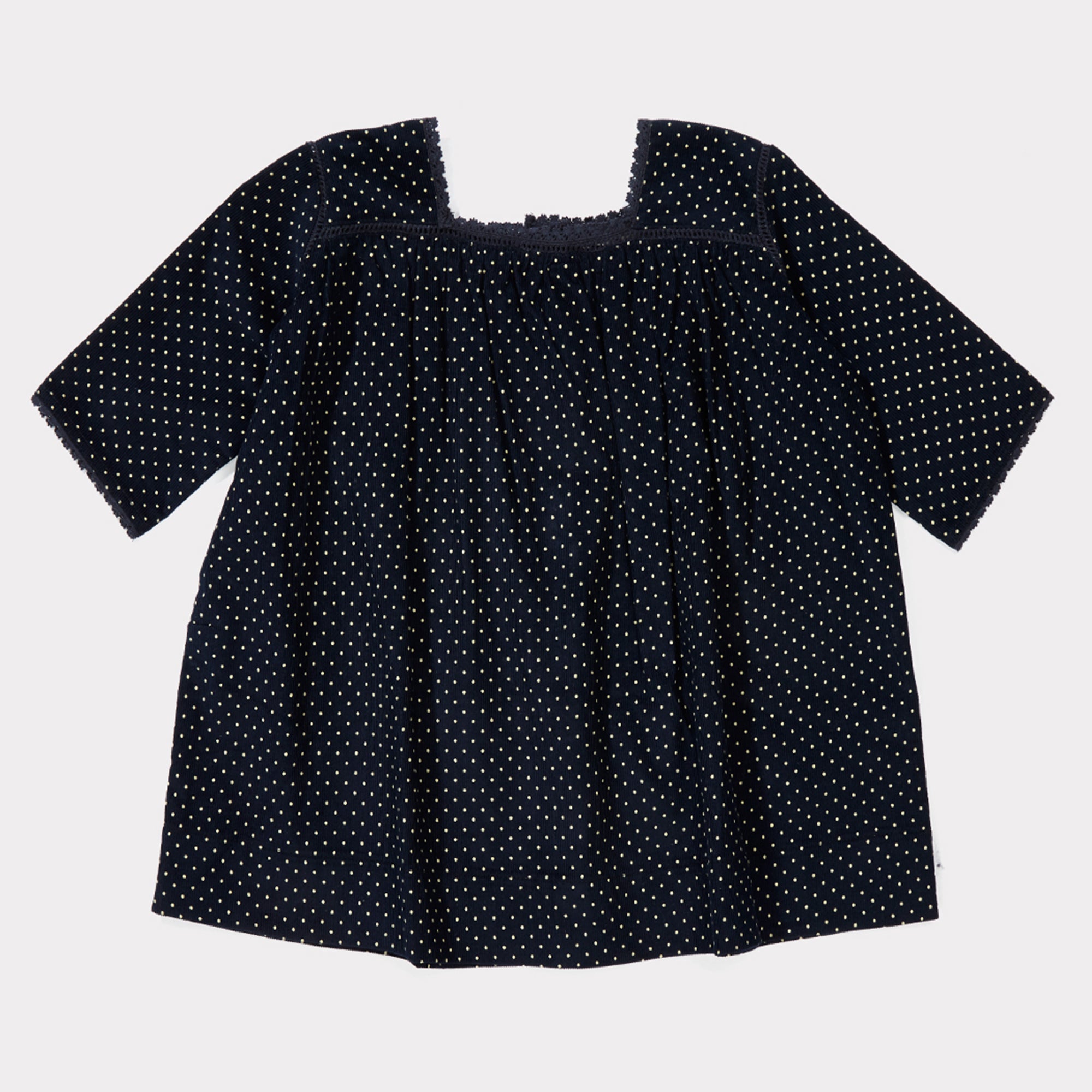 Baby Girls Babycord Cot Cotton Dress