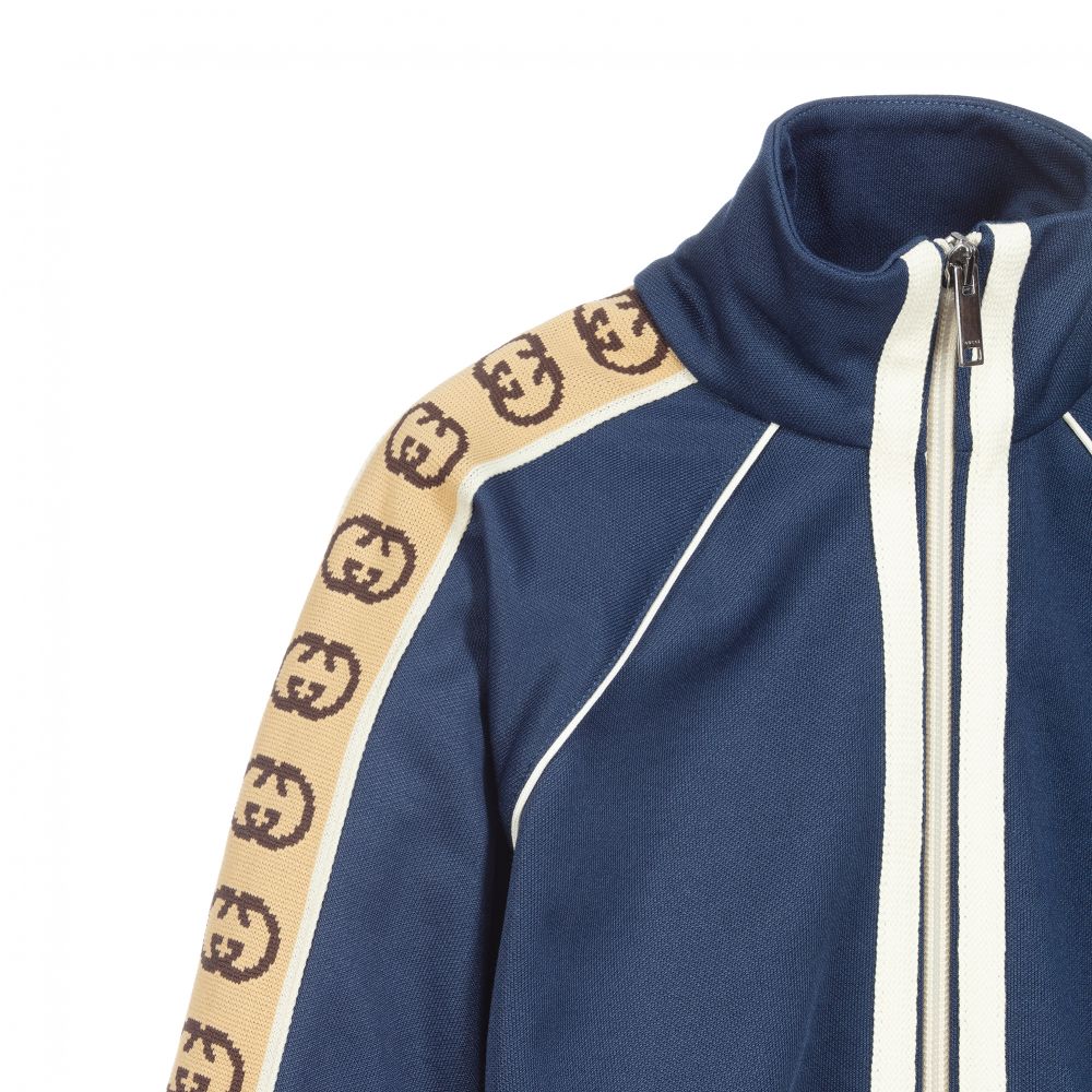 Blazer GG bleu foncé garçon et fille