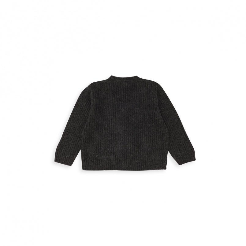 Girls Dark Grey Cardigan