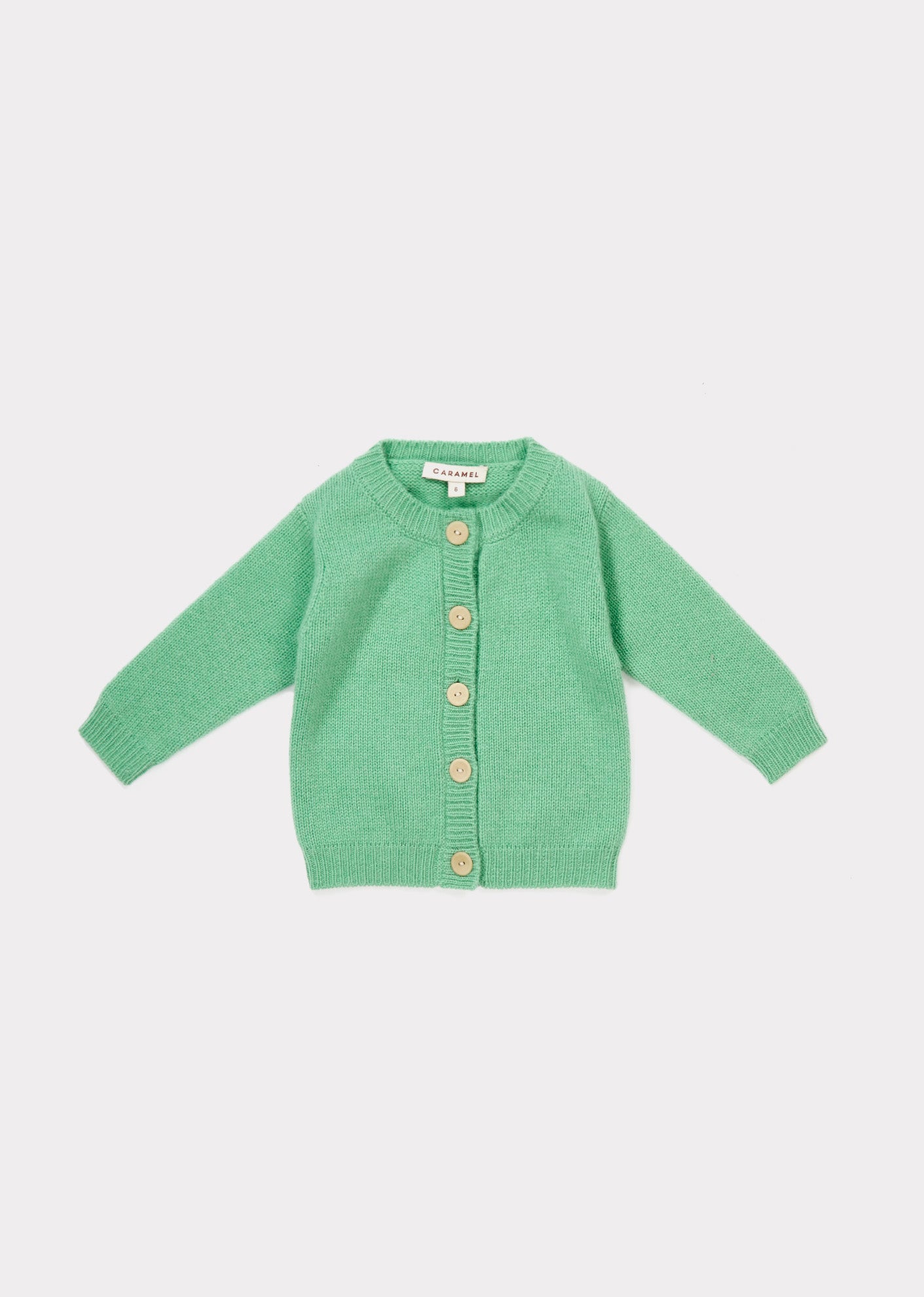 Baby Mint Cashmere Cardigan