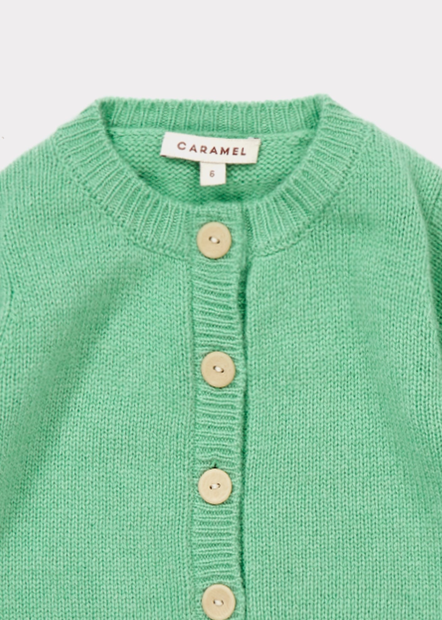 Baby Mint Cashmere Cardigan