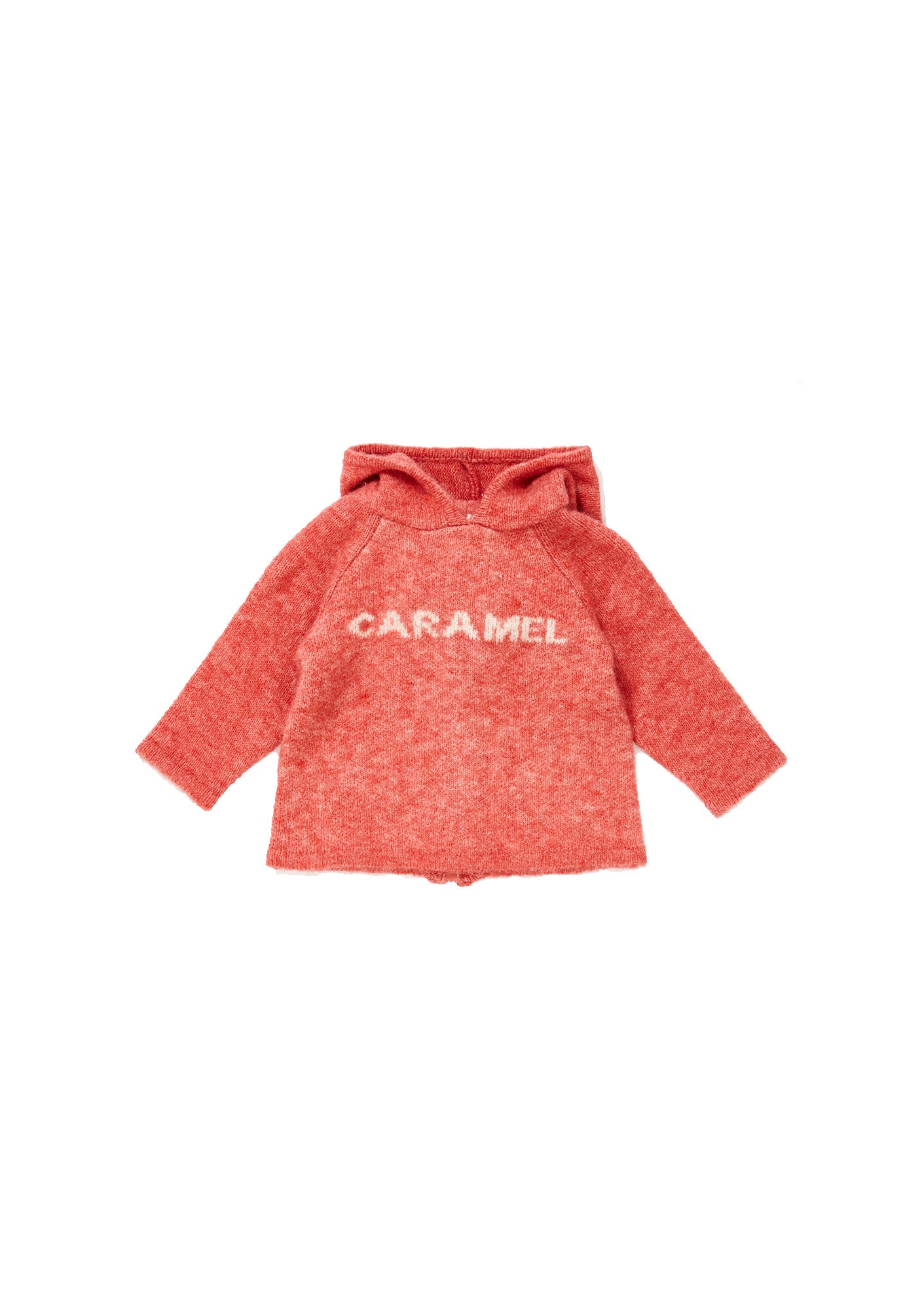 Baby Girls Pink Hooded Logo Sweater