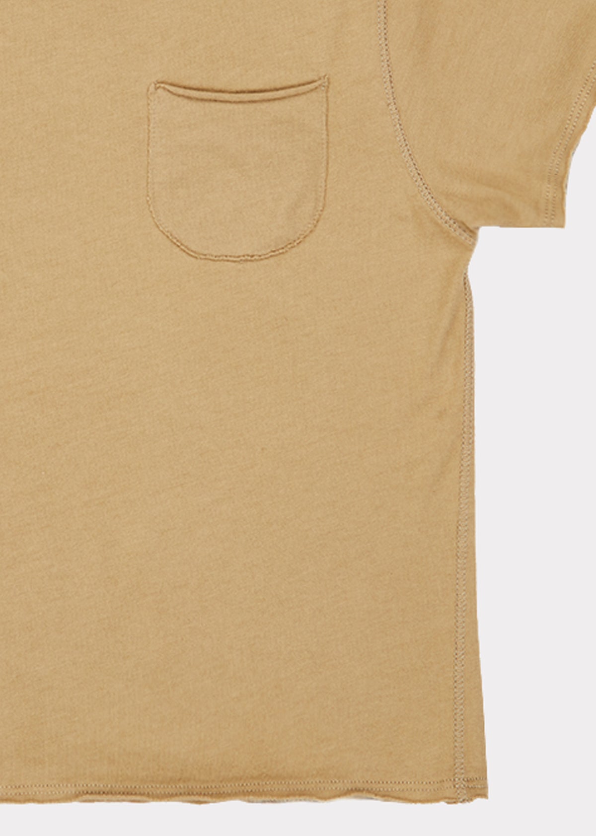 T-shirt en coton kaki clair pour garçons et filles