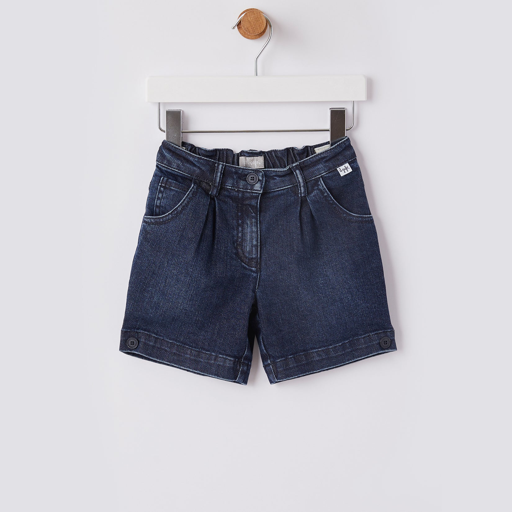 Girls Dark Denim Blue Shorts