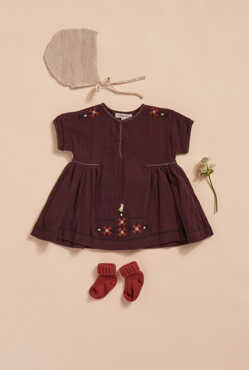 Baby Girls Brick Woven Dress