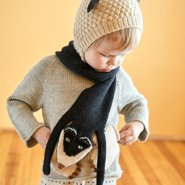 Baby Light Grey Monster Sweater With Gloves - CÉMAROSE | Children's Fashion Store - 2
