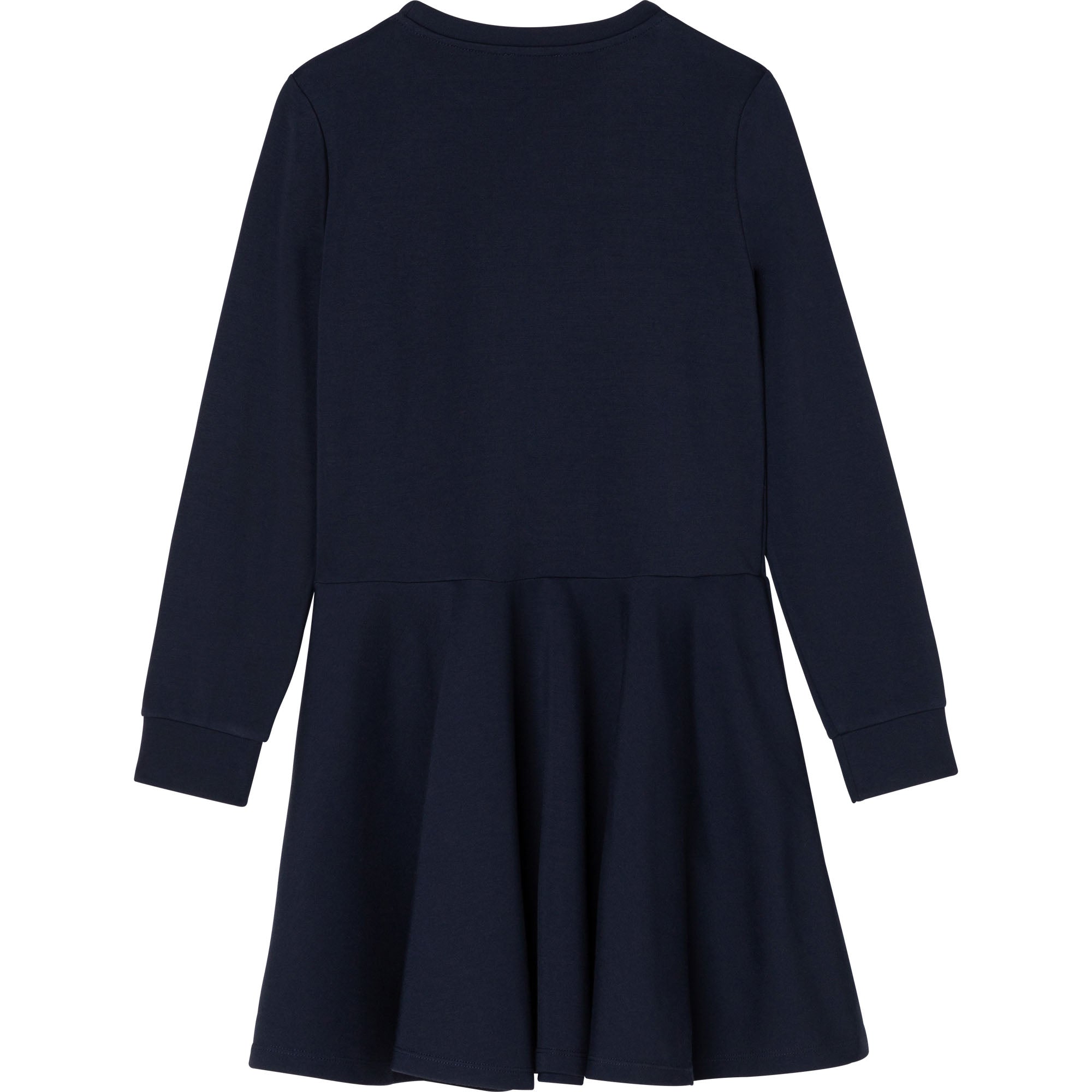 Girls Navy Logo Dress