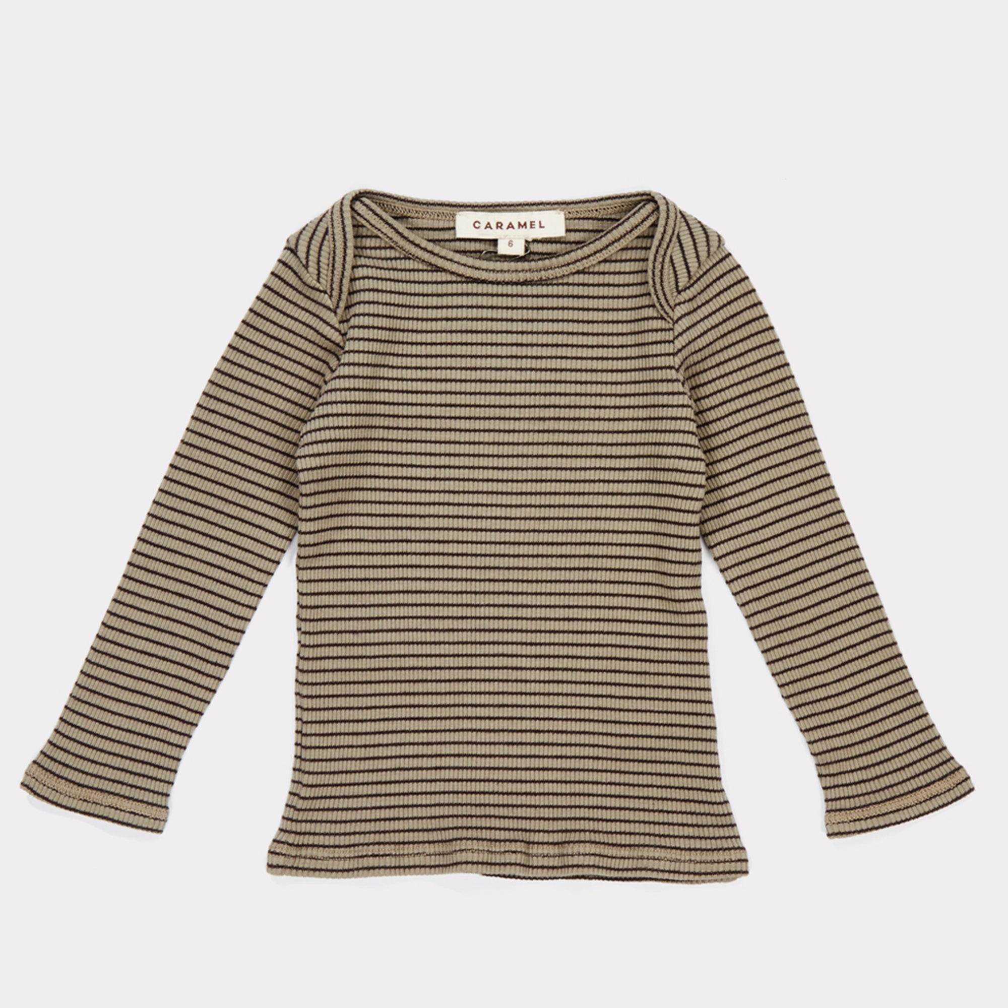 Baby Pewter Cotton Rib T-shirt