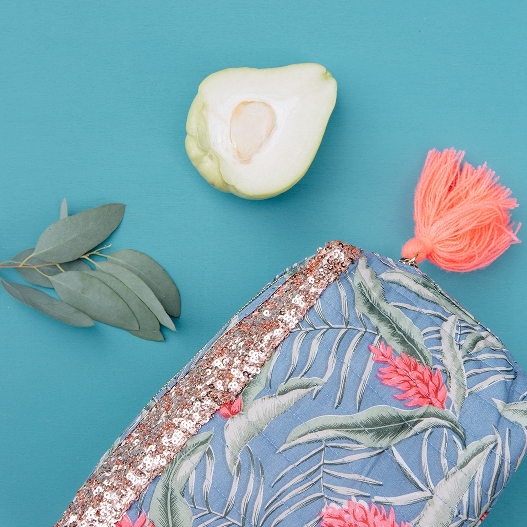 Baby Girls Lagoon Leaves Cotton Bag
