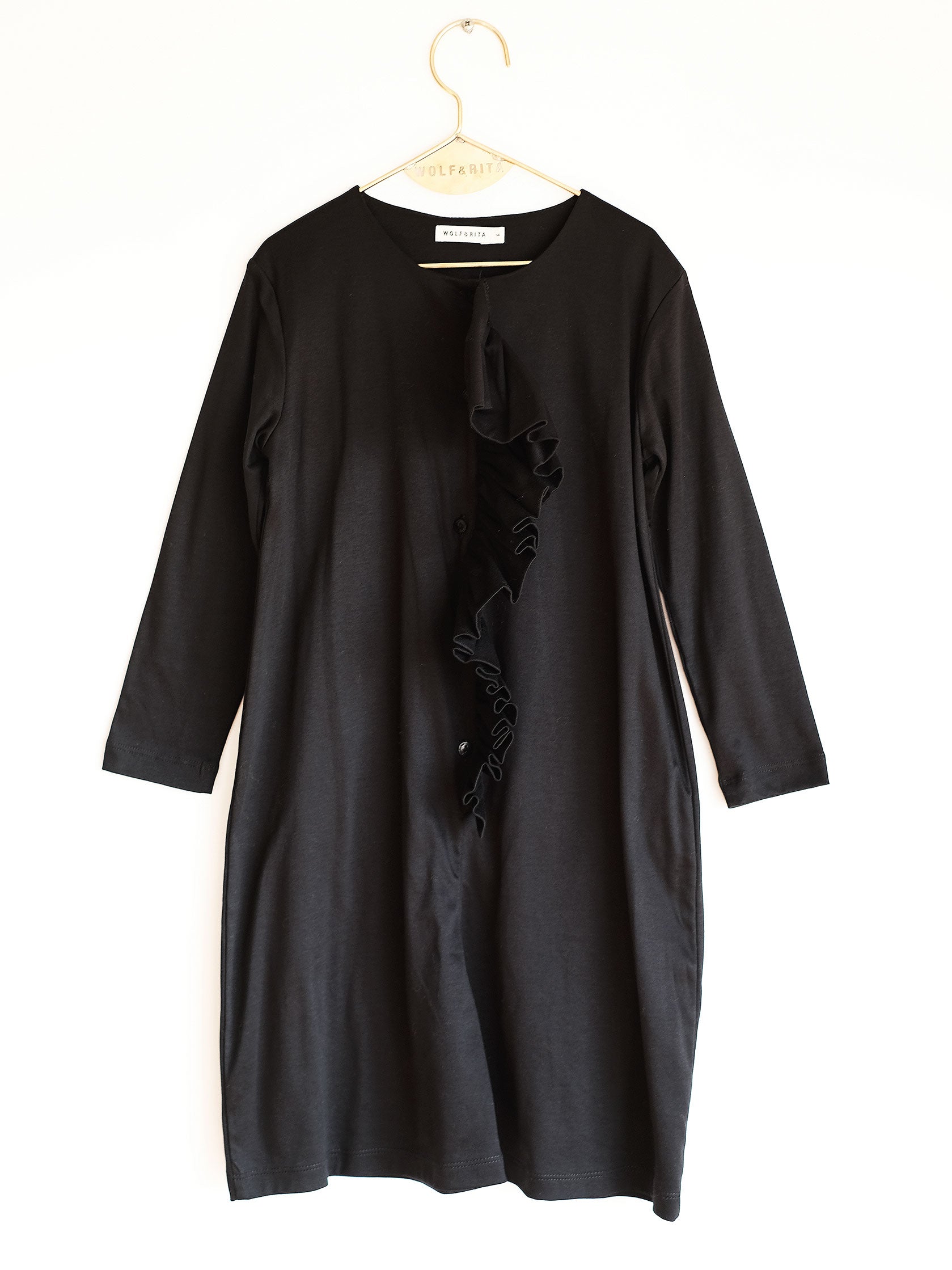 Girls Black "LIDIA" Cotton Jumpsuit