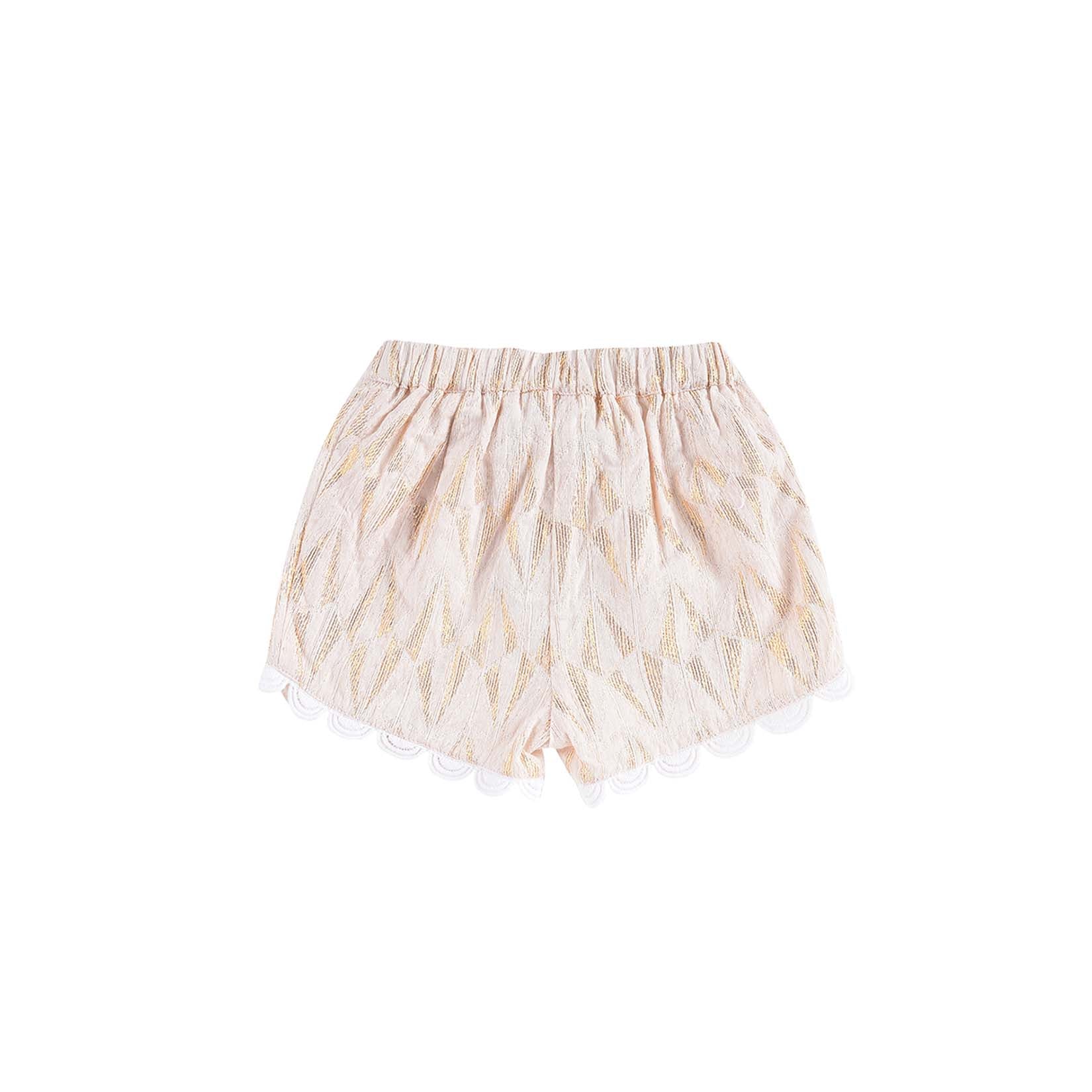 Girls Blush Psyche Lurex Shorts