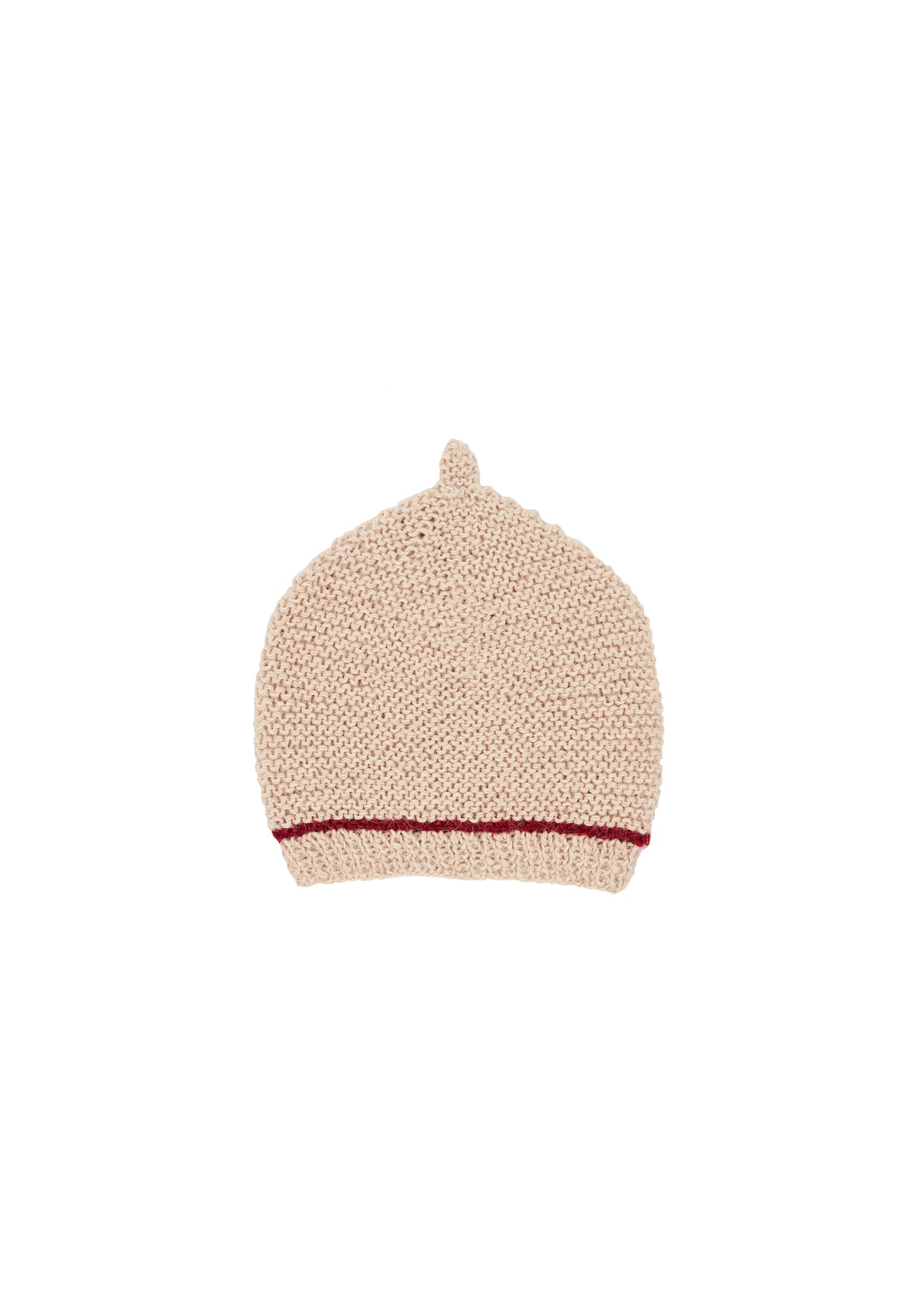 Baby Girls & Boys Beige Alpaca Hat
