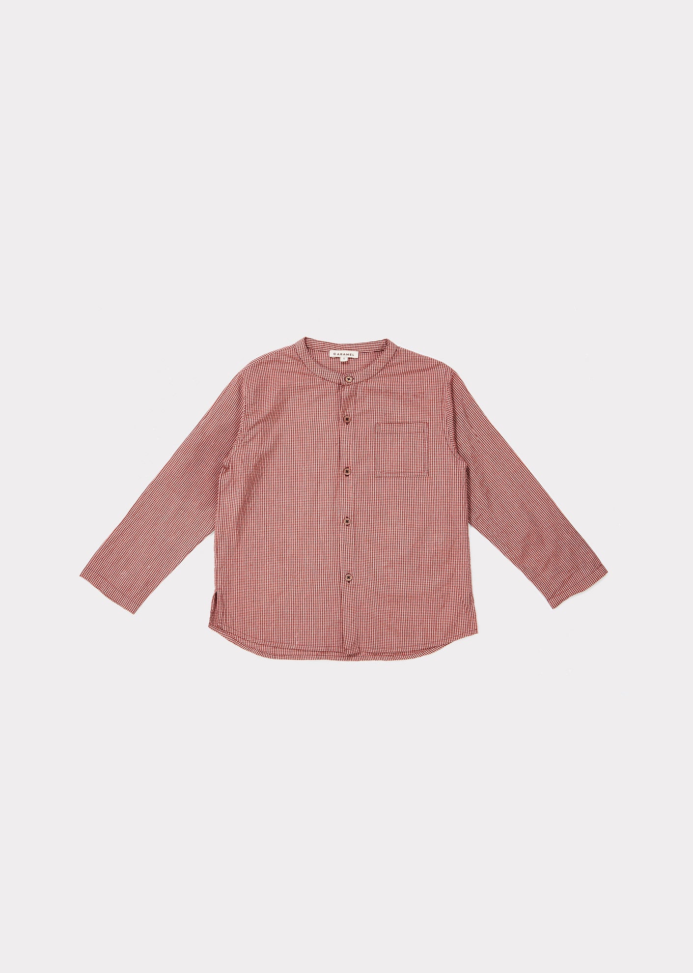 Girls Poppy Check Cotton Shirt