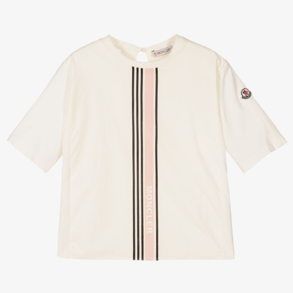 Boy & Girls White Cotton T-Shirts