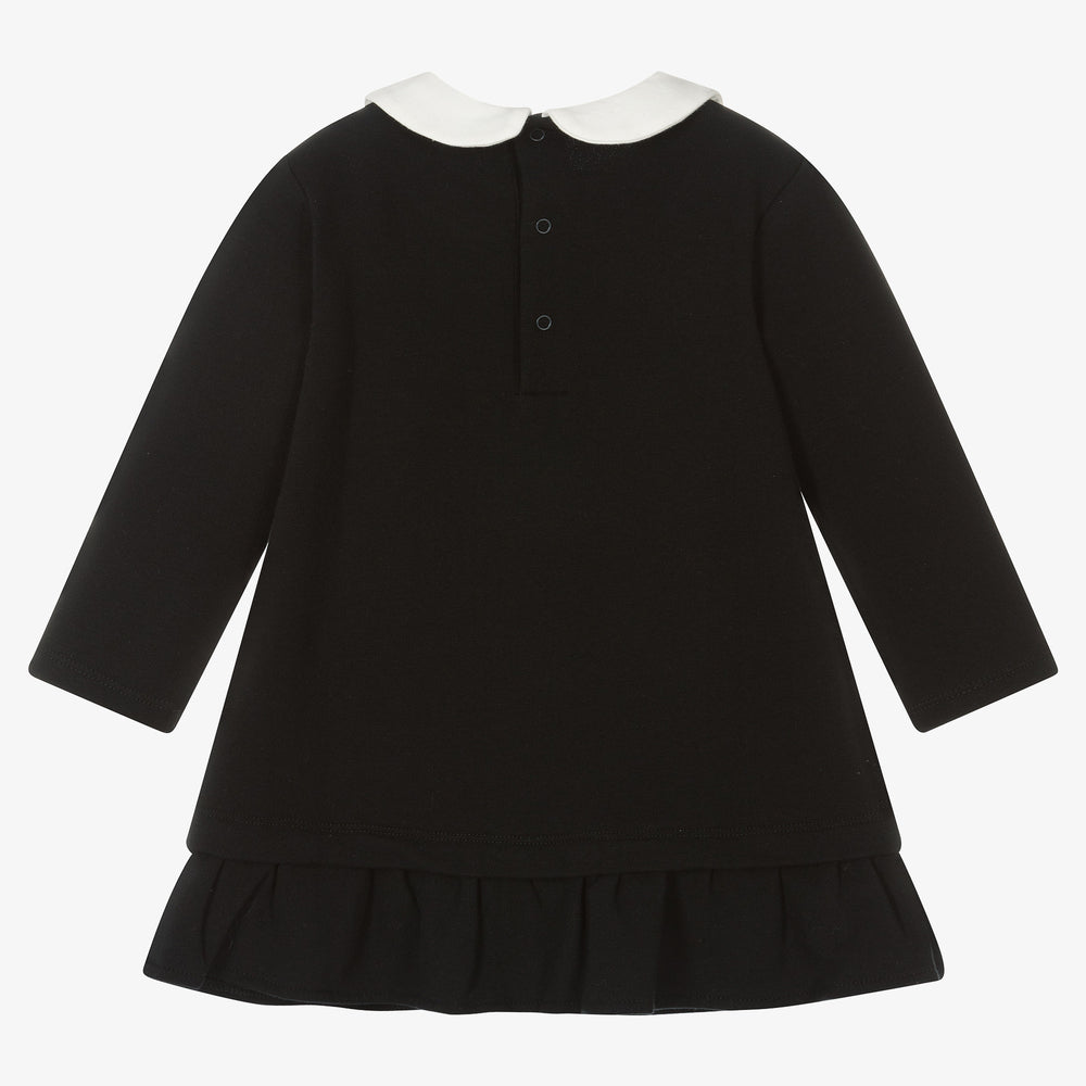 Baby Girls Black Teddy Bear Dress