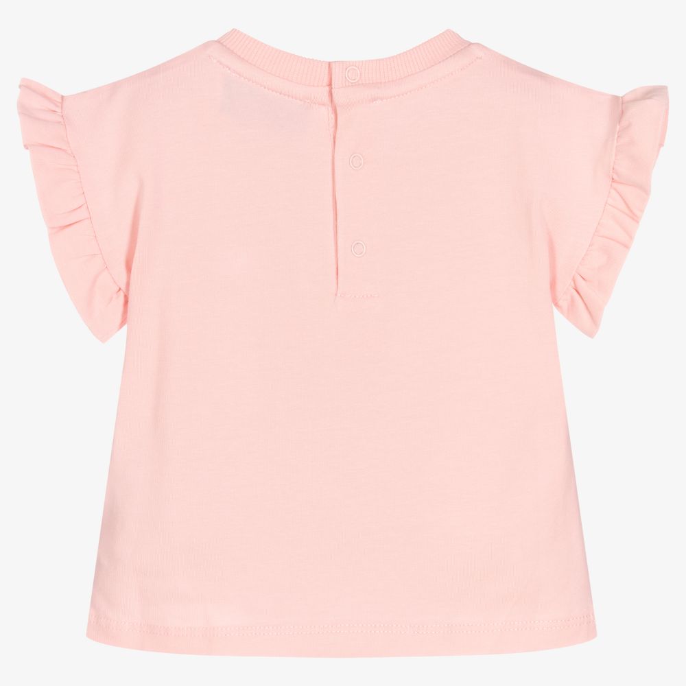 Baby Girls Pink Logo T-Shirt