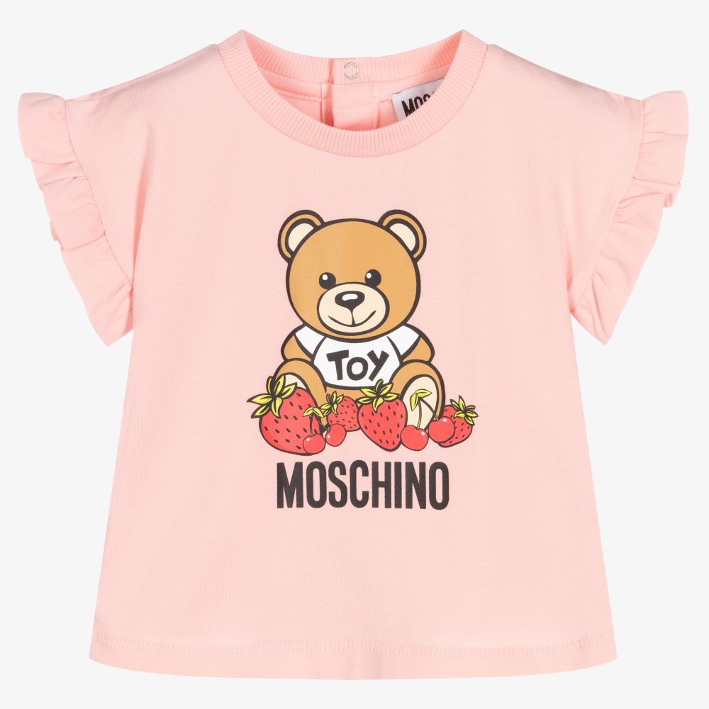 Baby Girls Pink Logo T-Shirt