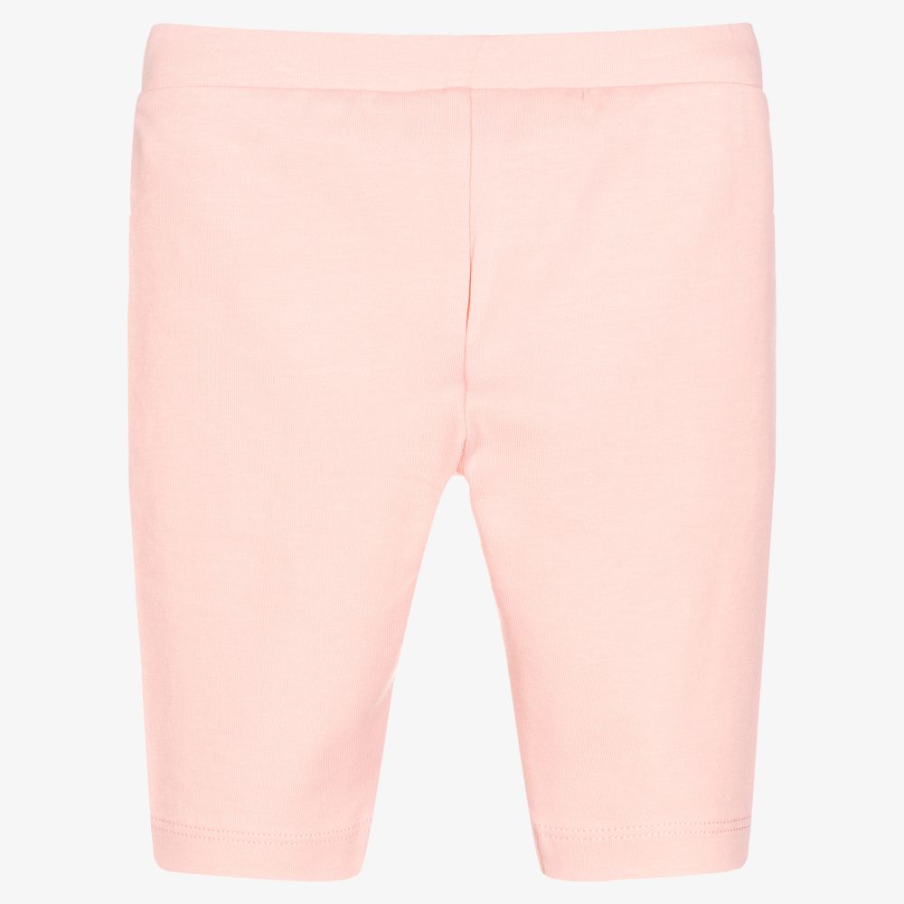 Baby Girls Pink Cotton Trousers