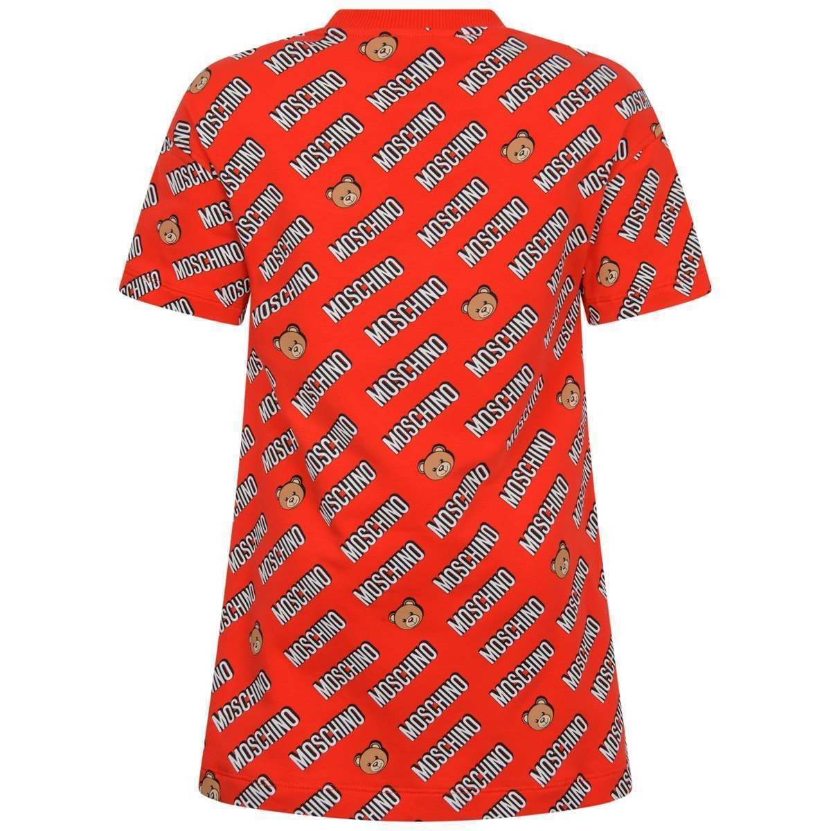 Girls Red Logo Dress