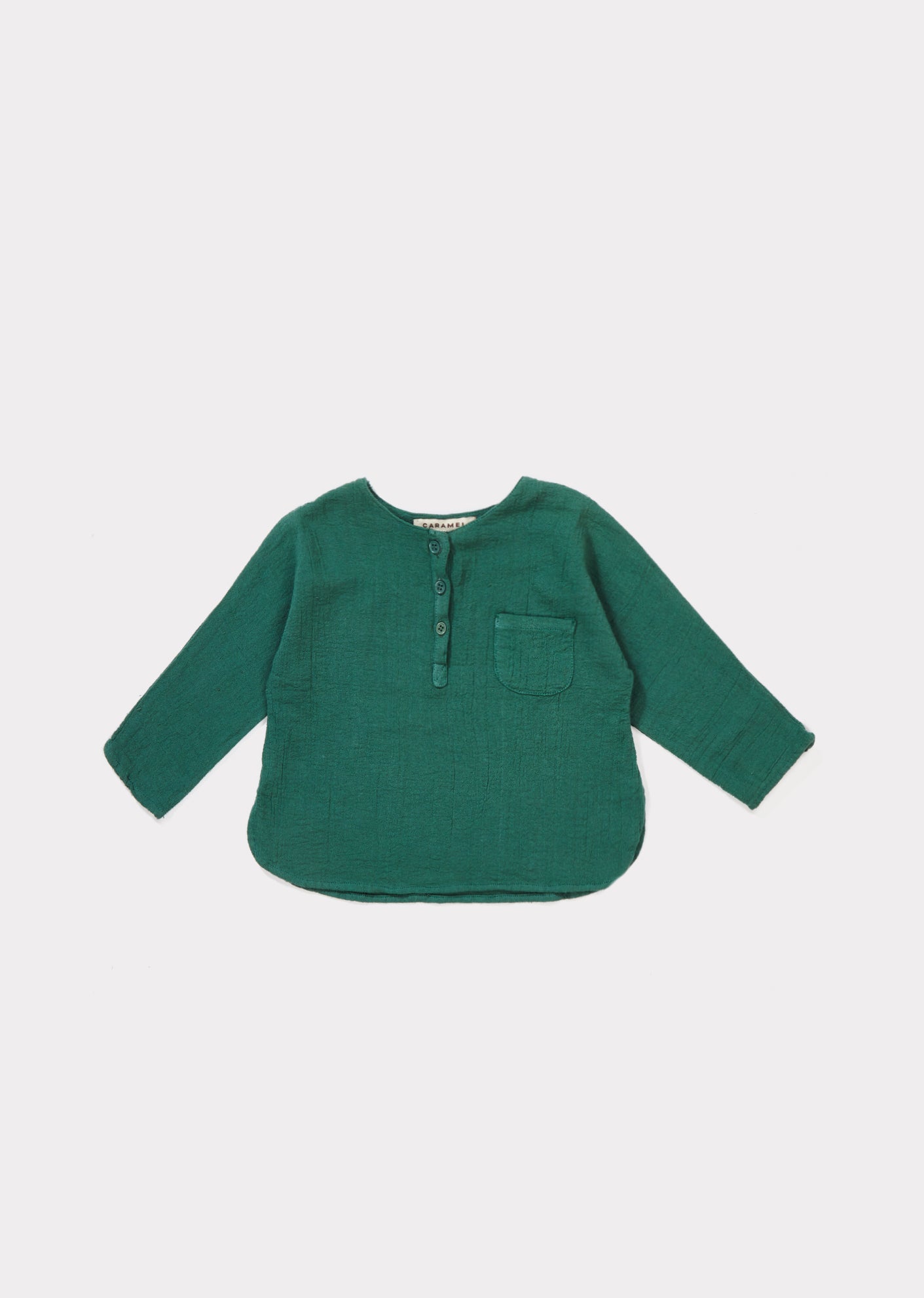 Baby Dark Green Cotton T-shirt