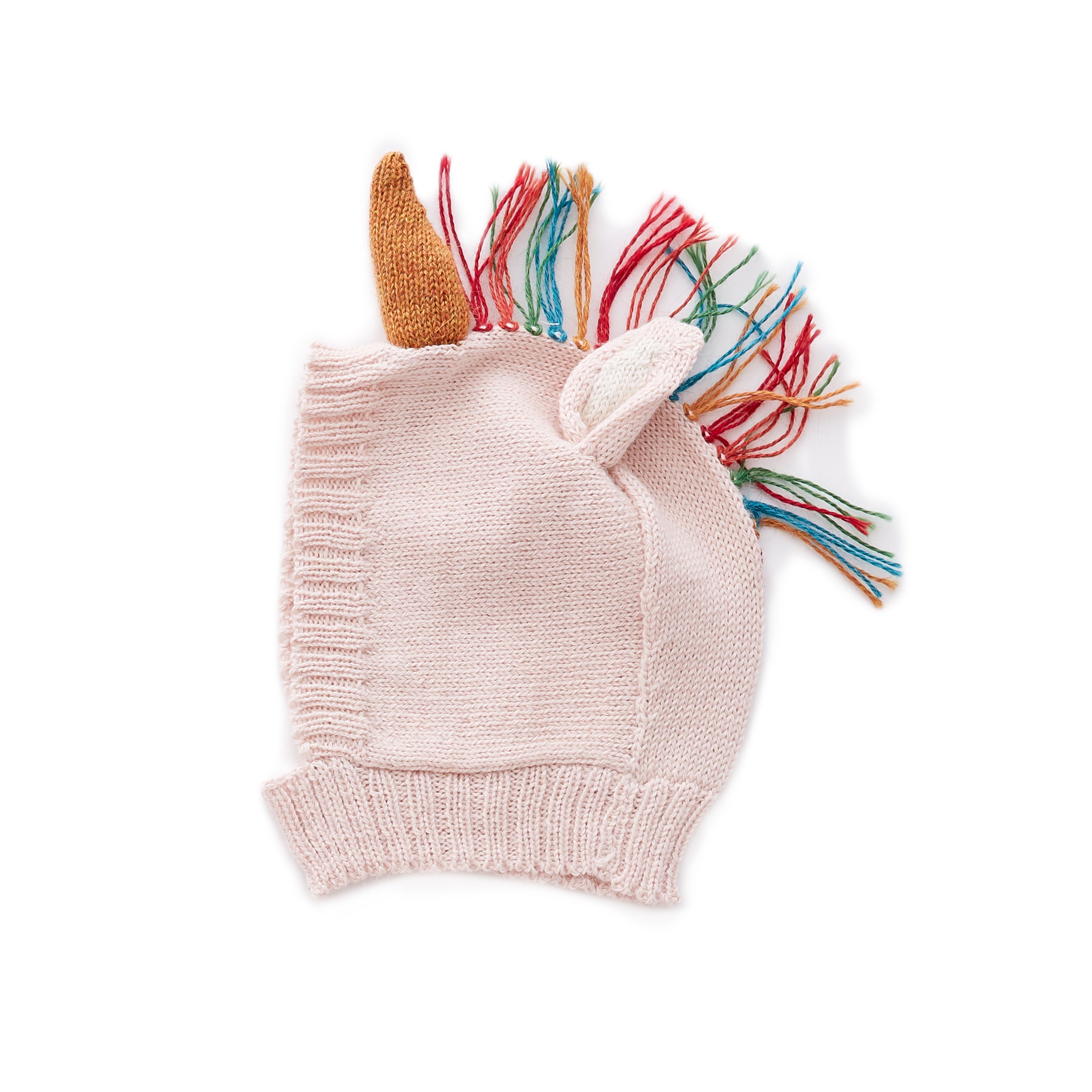 Baby Rainbow Unicorn Baby Alpaca Animal Hat