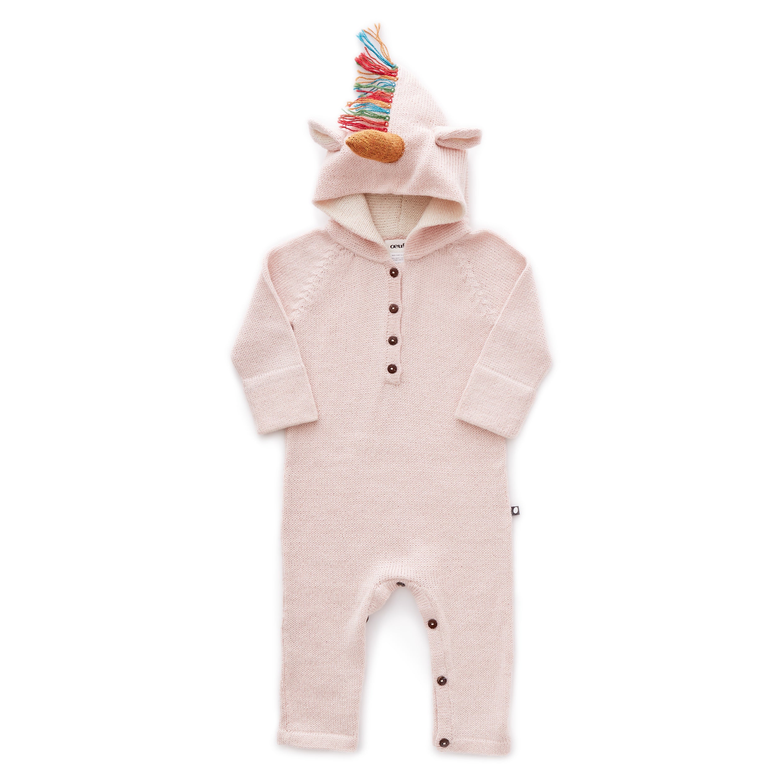 Baby Unicorn Baby Alpaca Hooded Jumper