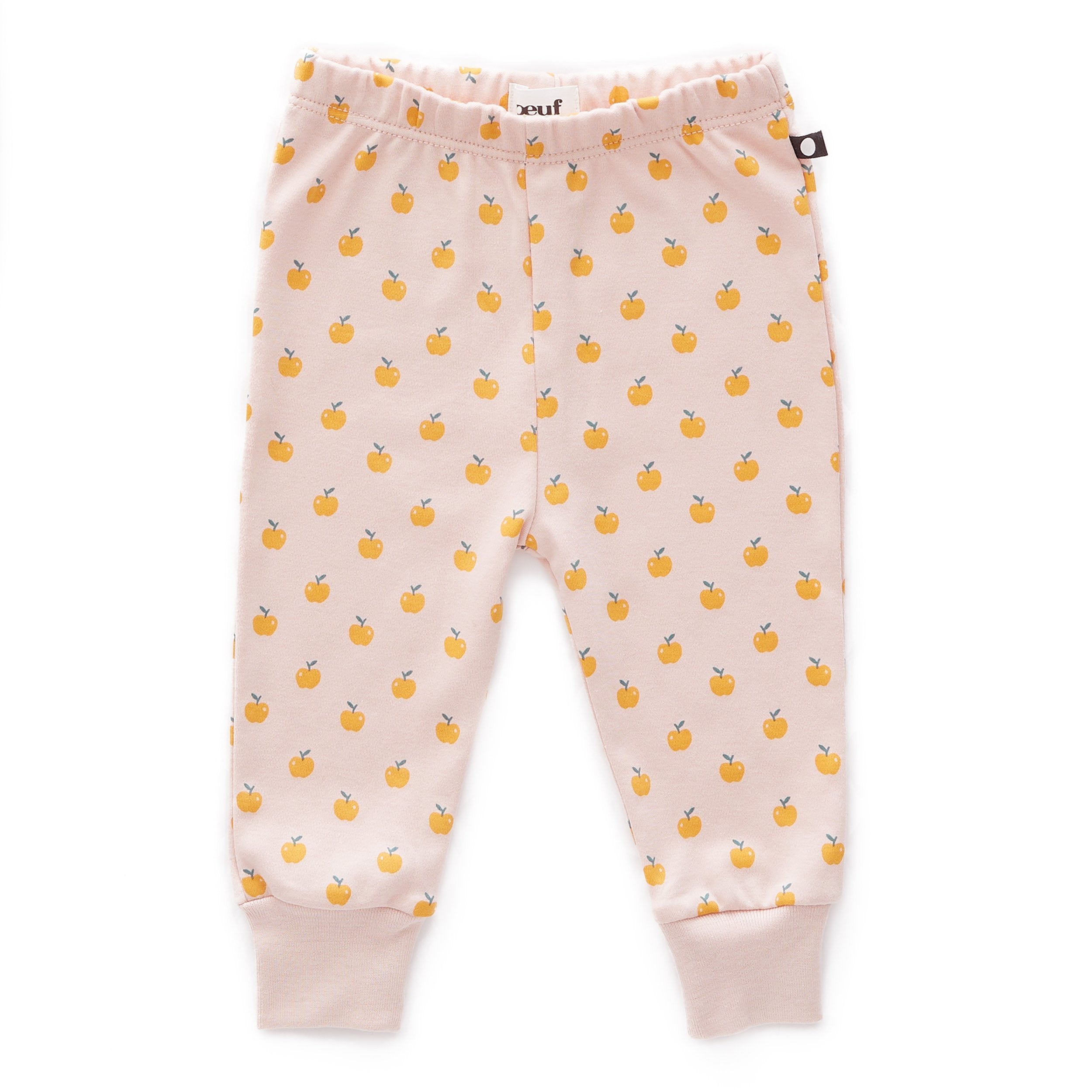 Baby Light Pink Organic Pima Cotton Leggings