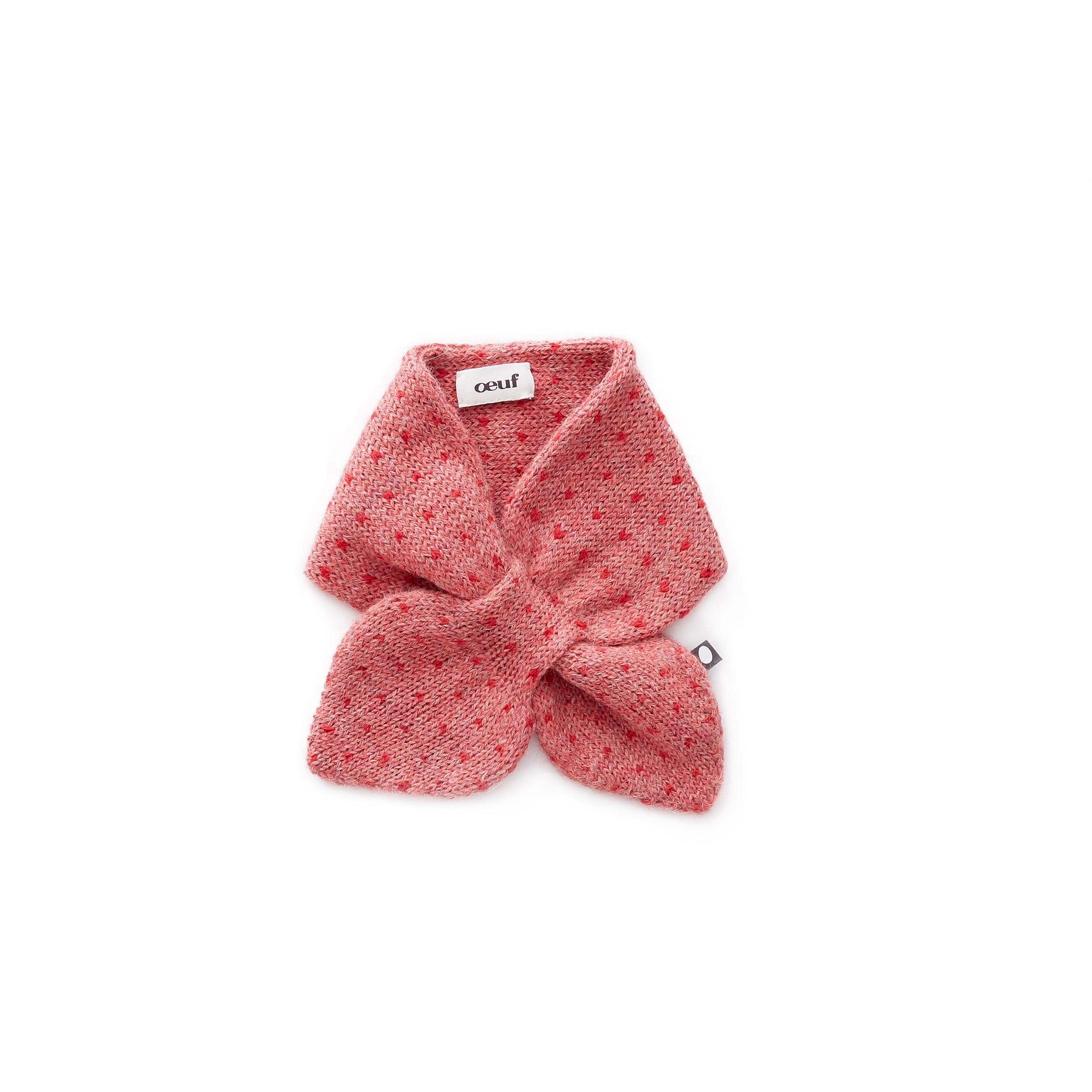 Girls Rose Baby Alpaca Animal Neckie