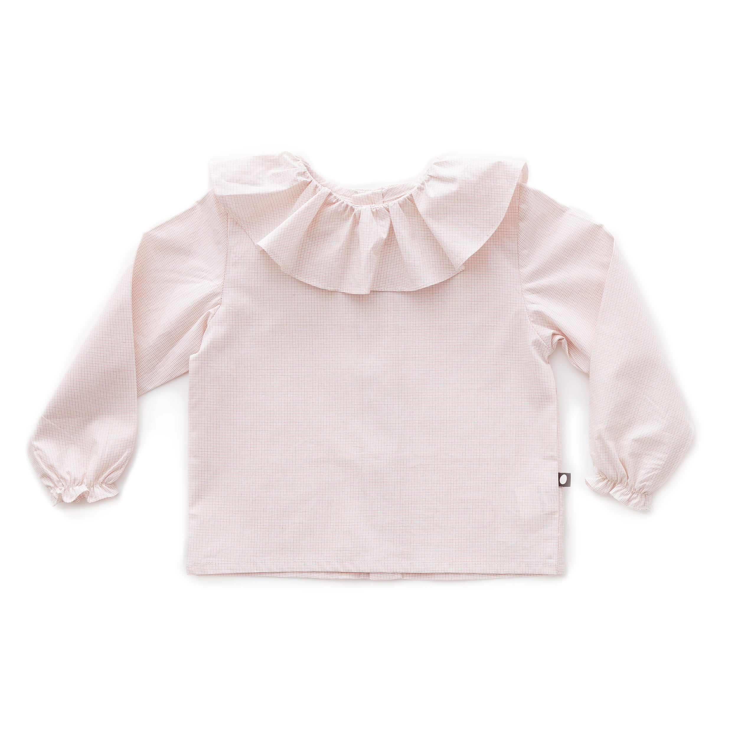 Baby Girls Red & Multi Cotton Blouse